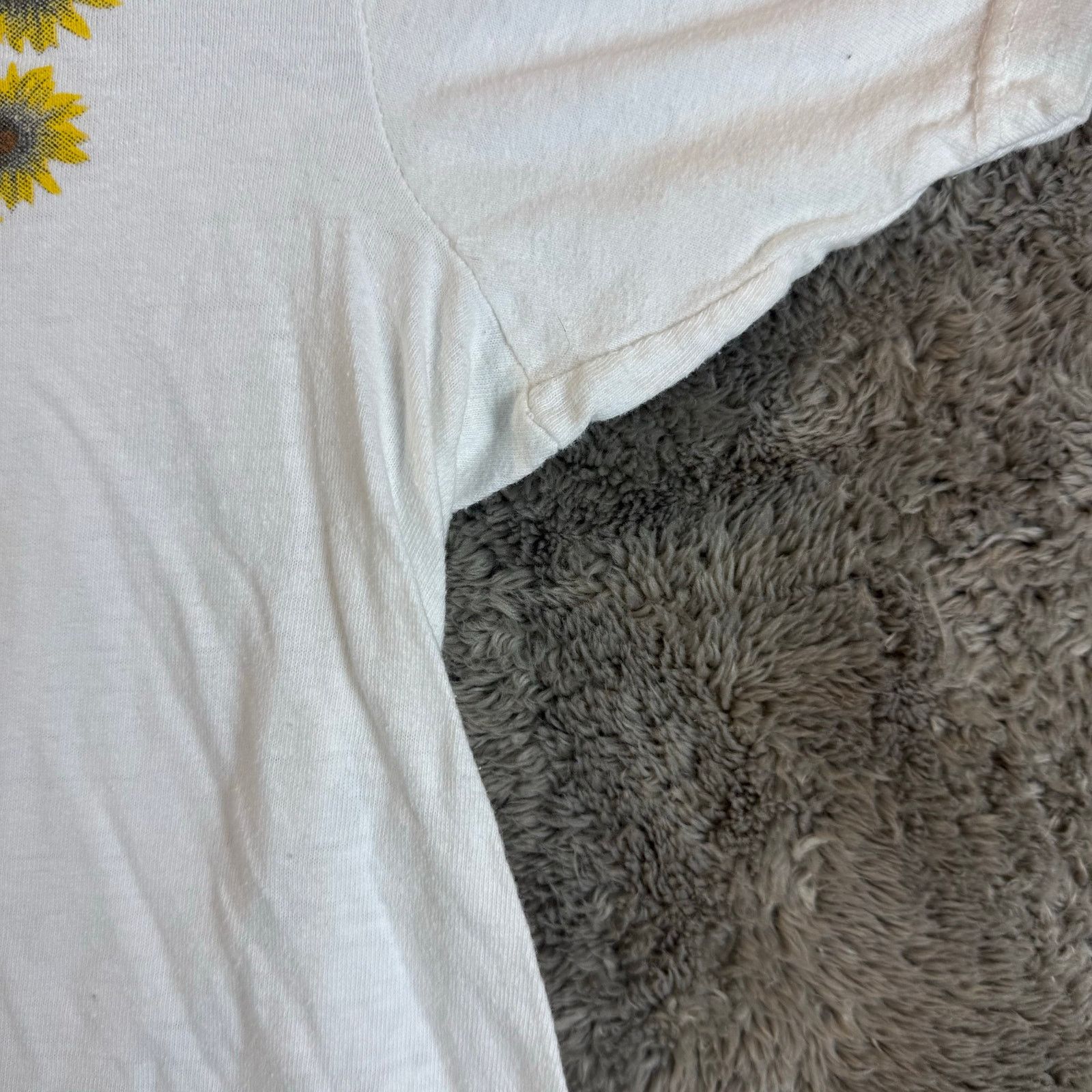 Vintage Vintage Love Sunflower Spellout Graphic Tee T Shirt L Size L / US 10 / IT 46 - 5 Thumbnail