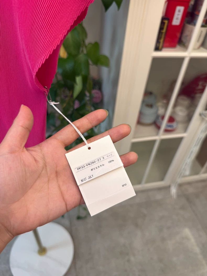 Issey Miyake issey miyake size:3 Pink round-neck pleated short sleeves Size XXS / US 00 / IT 34 - 3 Thumbnail