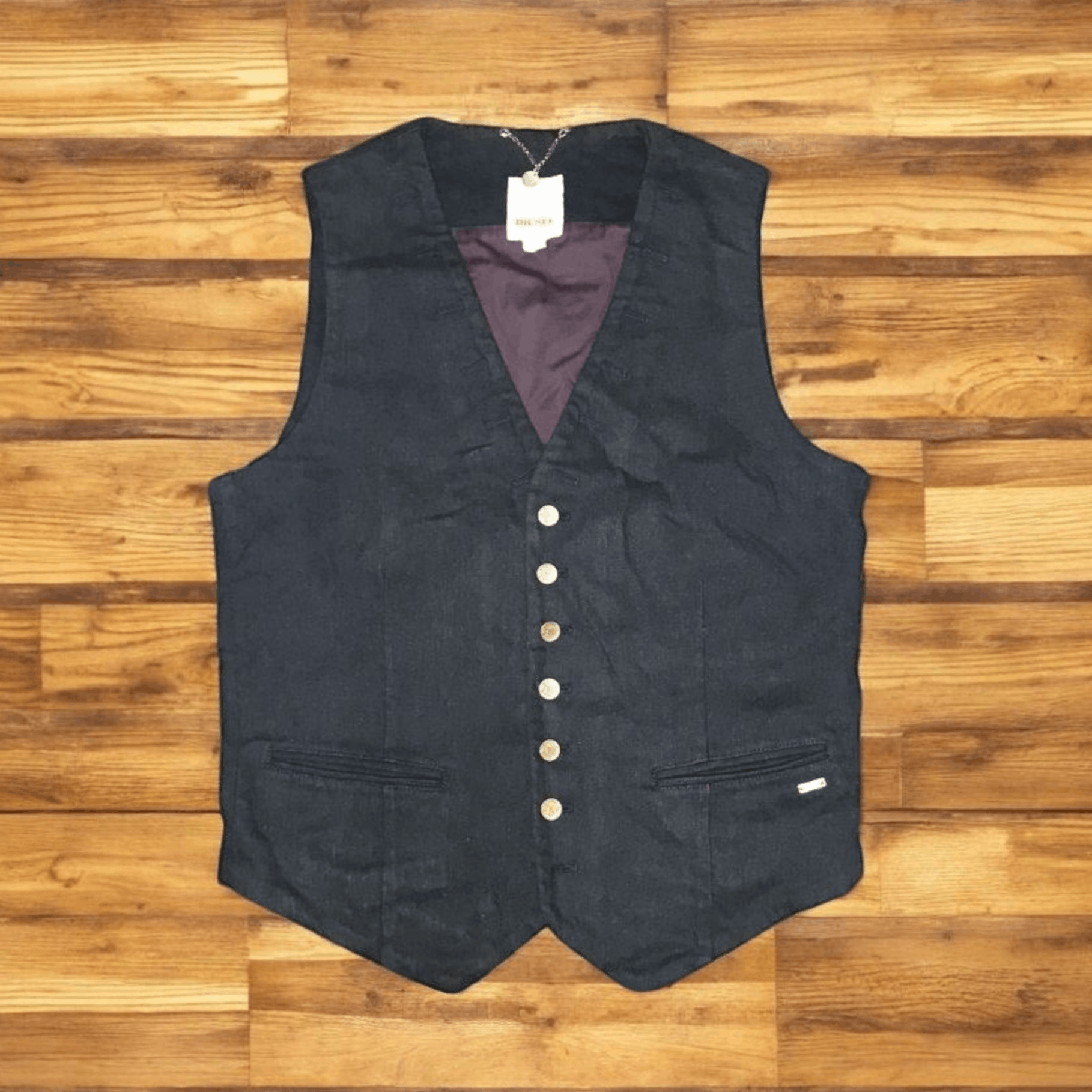 Diesel × Vintage Vintage Diesel Unharbouring Dreams HD 1978 Vests Size US M / EU 48-50 / 2 - 1 Thumbnail