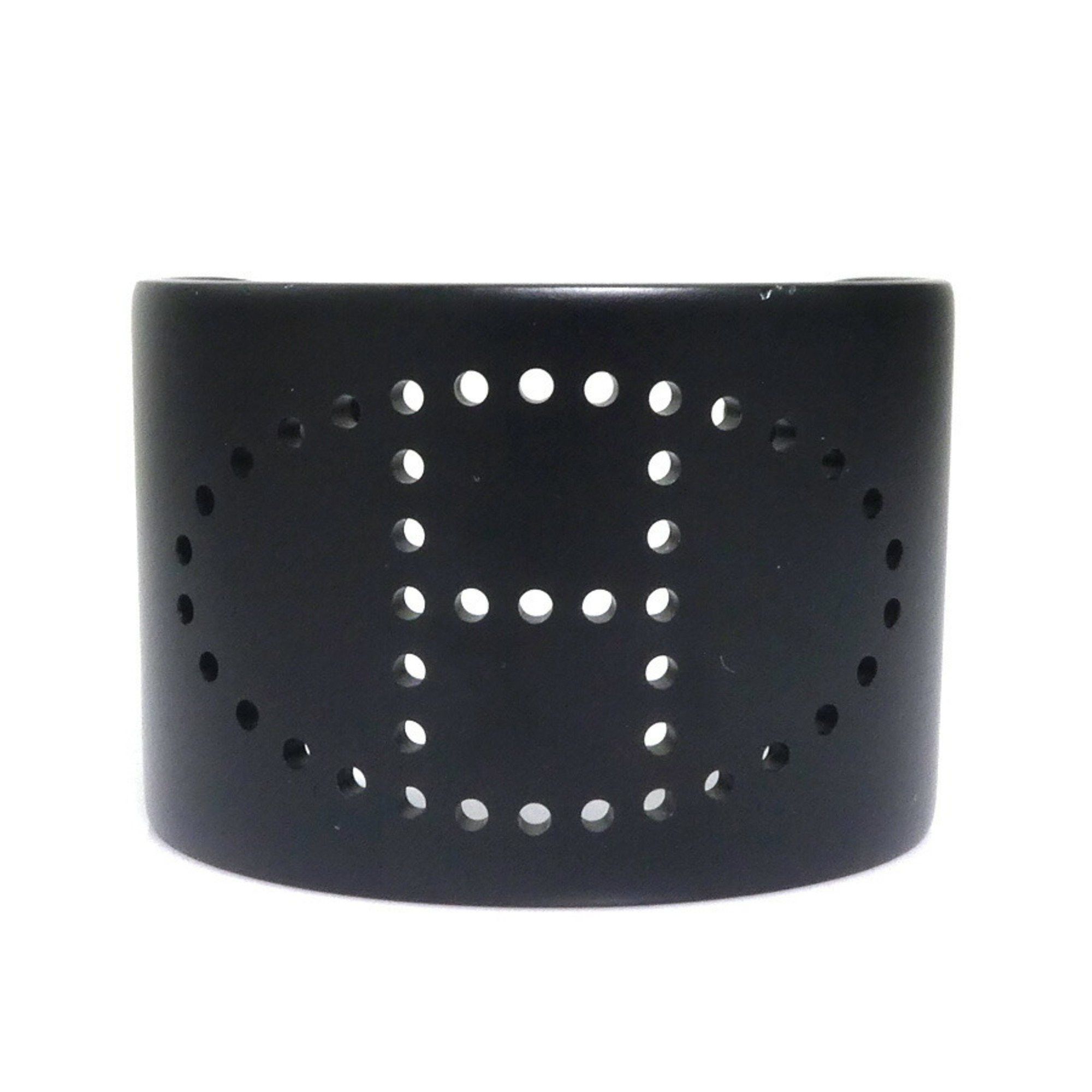 Hermes Hermes Bangle Bracelet H Aluminum Black Women's e60606g Size ONE SIZE - 1 Thumbnail