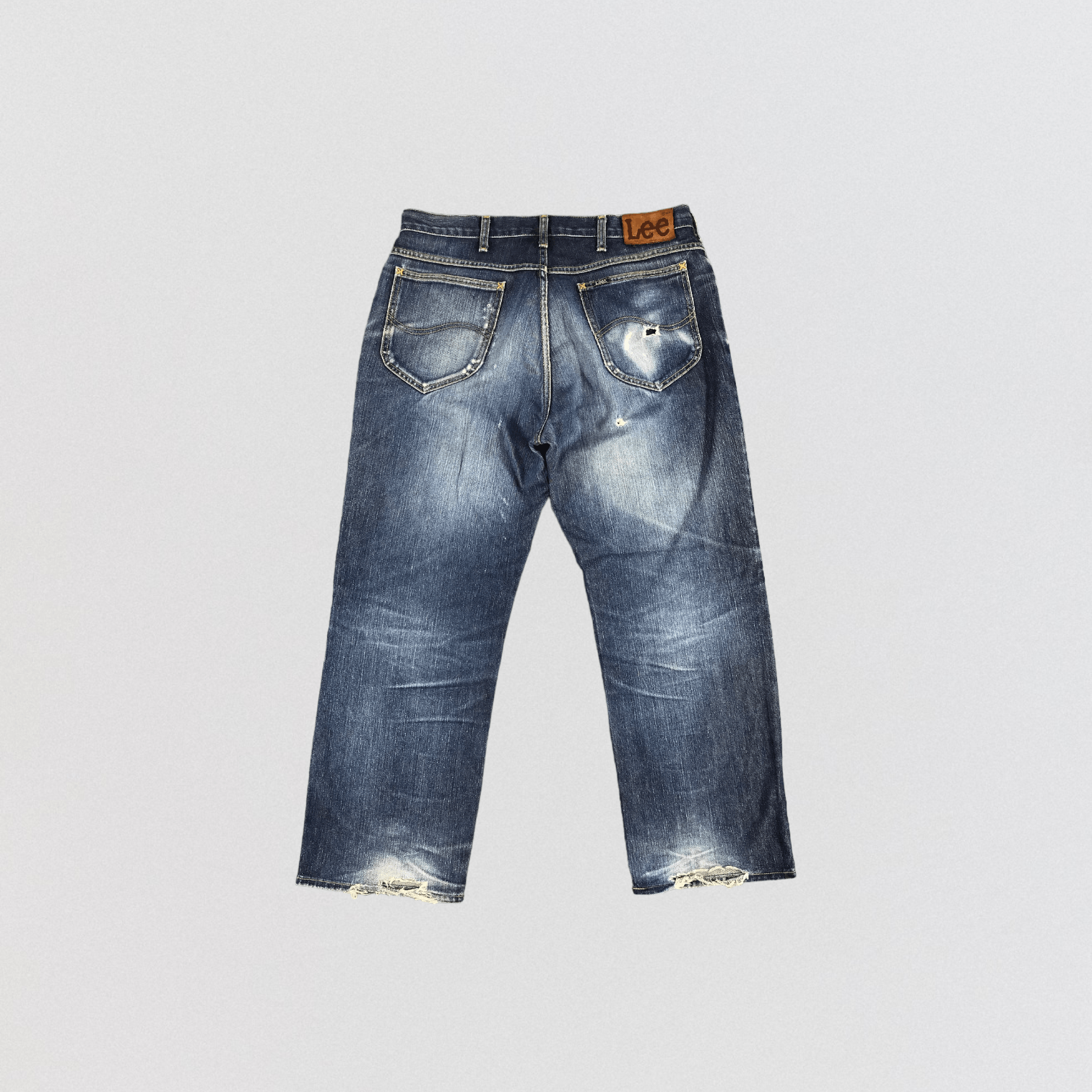 Lee × Vintage Vintage Blue Wash Lee Jeans-JM1441 Size US 35 - 2 Thumbnail