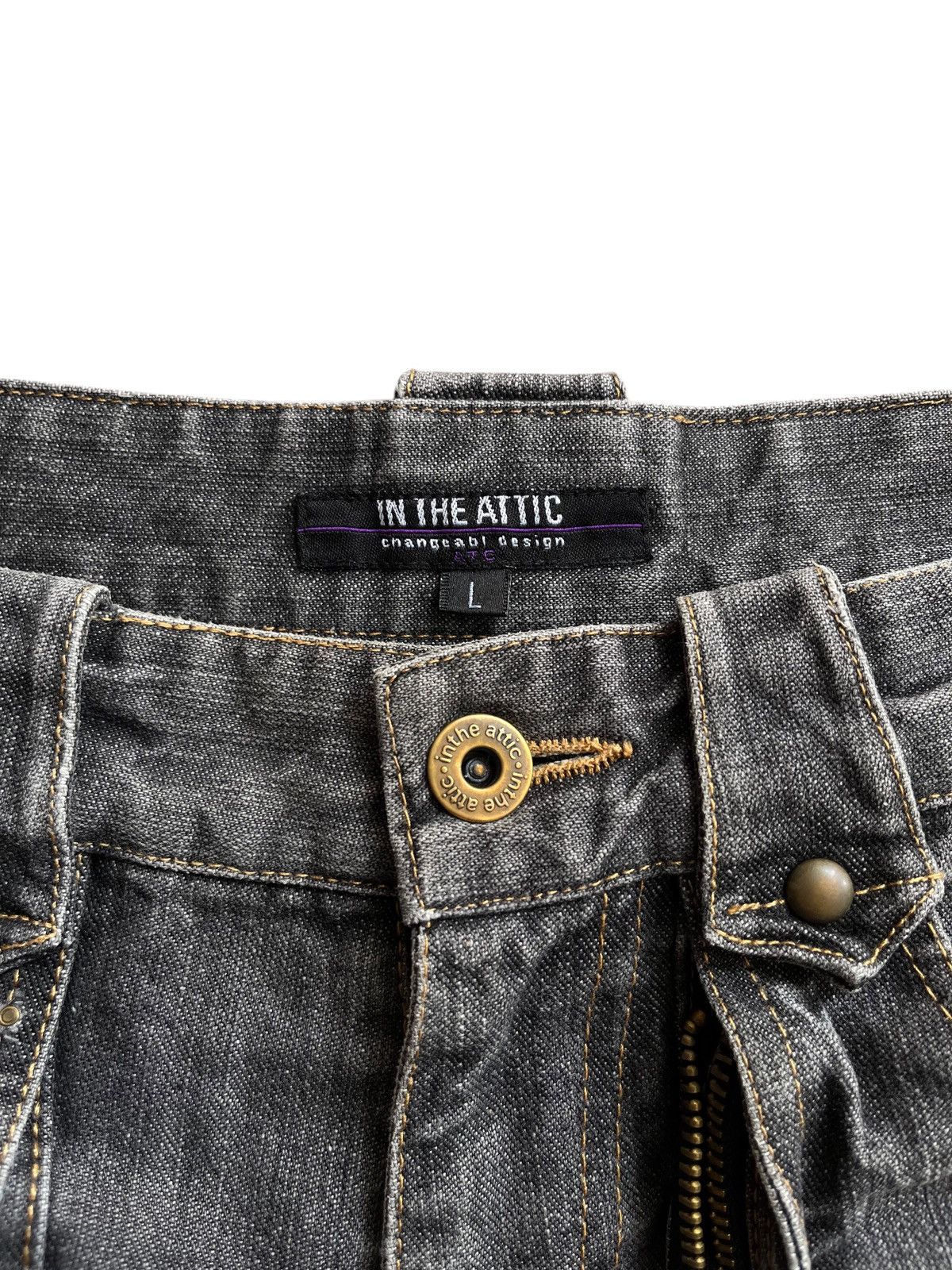 In The Attic × Japanese Brand × Le Grande Bleu (L.G.B.) In the attic lace up flare jeans Size US 32 / EU 48 - 12 Thumbnail