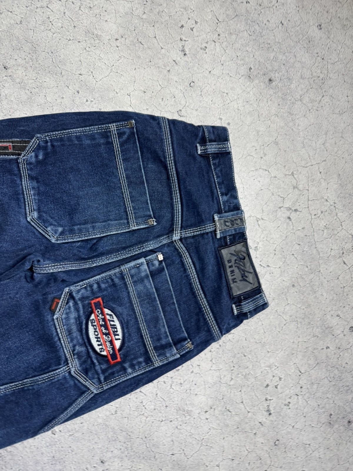 Fubu Vintage Fubu Cargo Rap Baggy Jeans Denim Hype Size US 28 / EU 44 - 10 Thumbnail