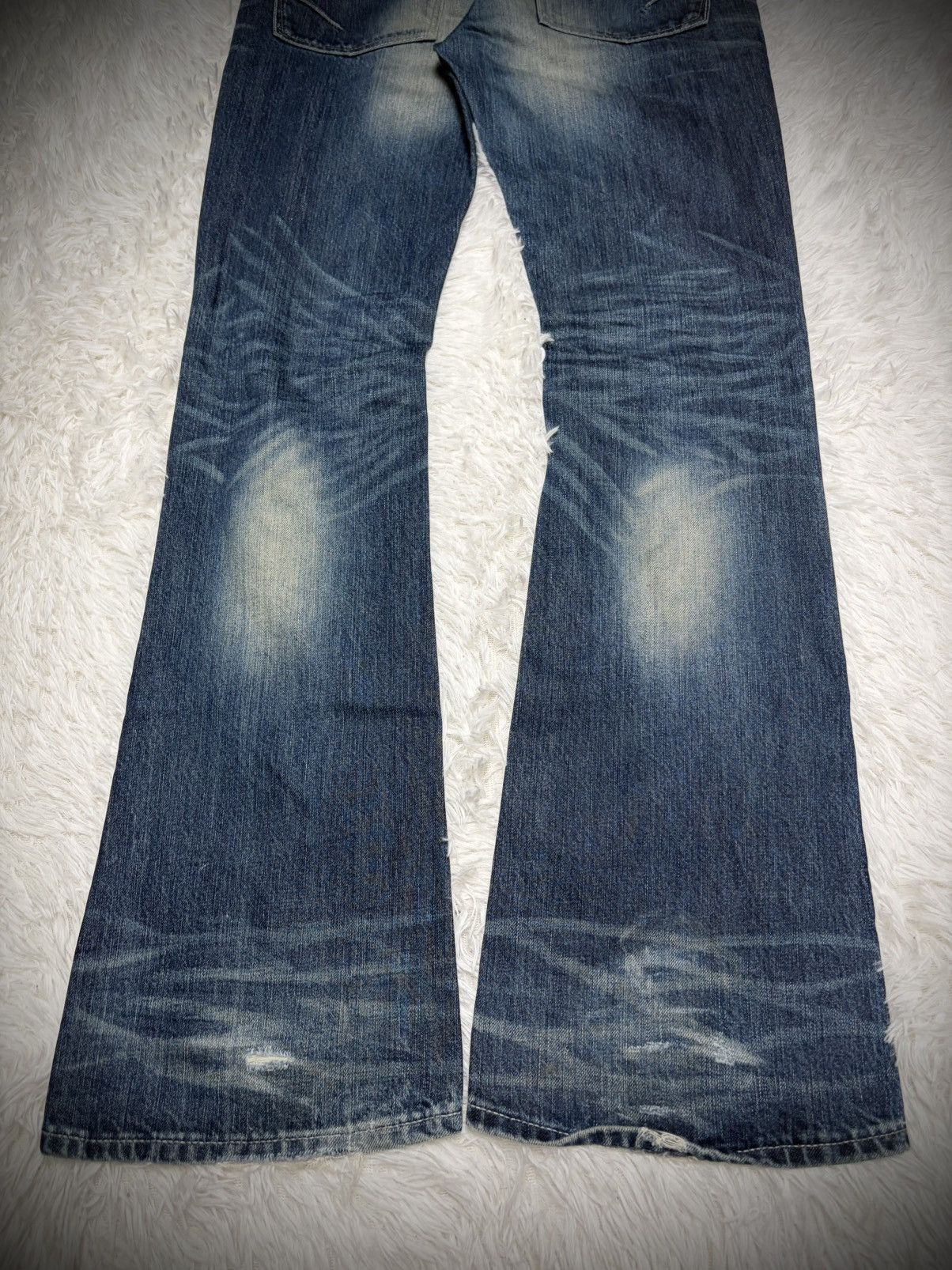 Japanese Brand Gostar De Fuga Flared whisker jeans Size US 32 / EU 48 - 6 Thumbnail