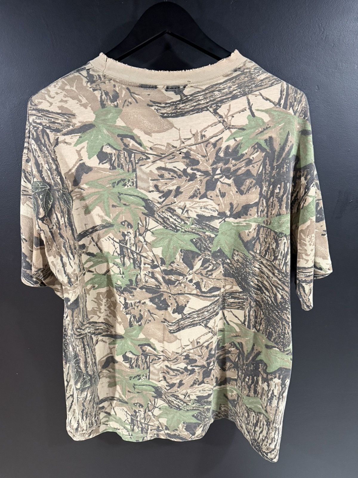 Vintage 1990s Vintage Camo Grunge Distressed Single Stitch Tee XL Size US XL / EU 56 / 4 - 9 Thumbnail