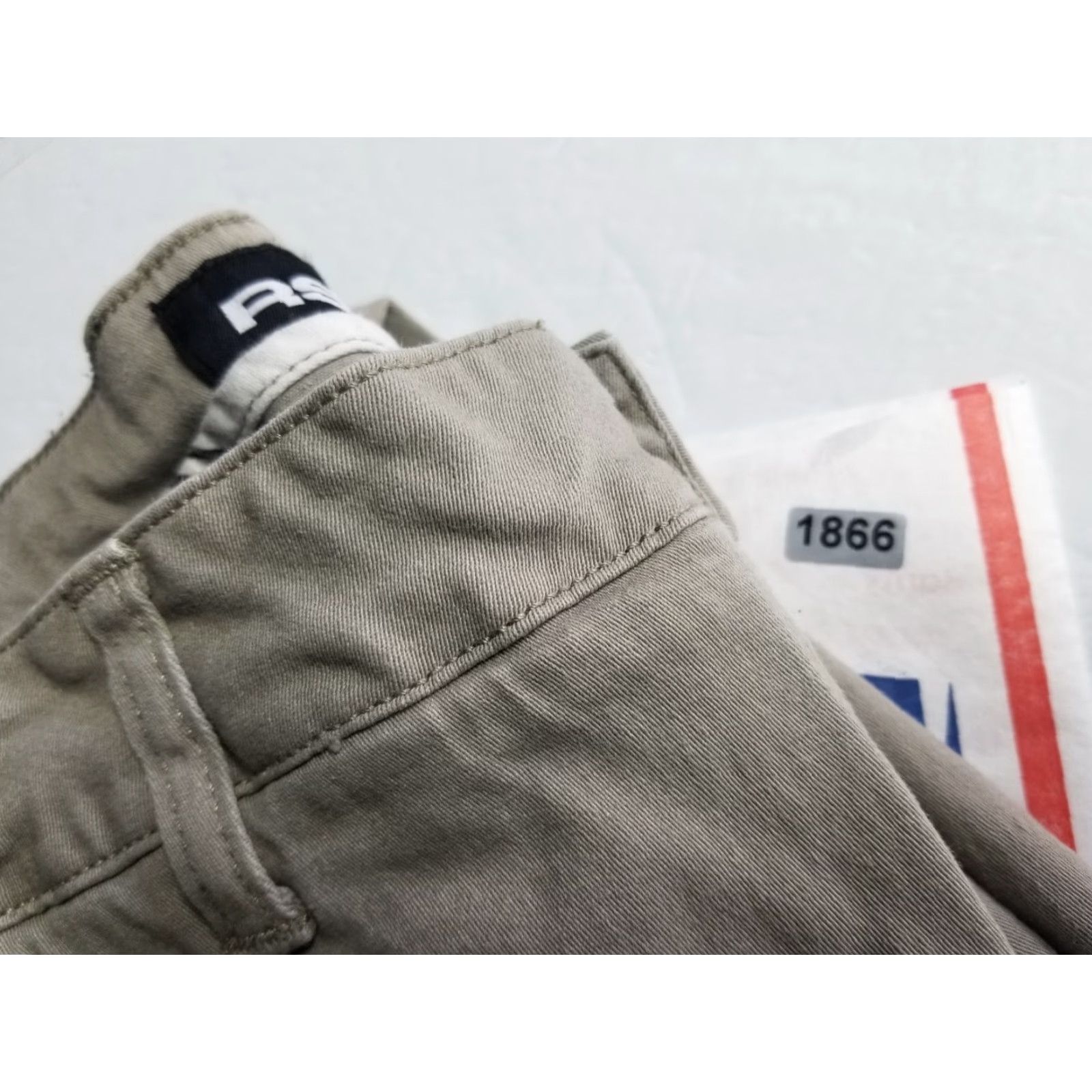 Rsq RSQ Jeans Mens 28x30 Khaki Beige Slim Straight 5-Pocket Cotton Spandex Regular Jeans Mens Size US 28 / EU 44 - 7 Thumbnail