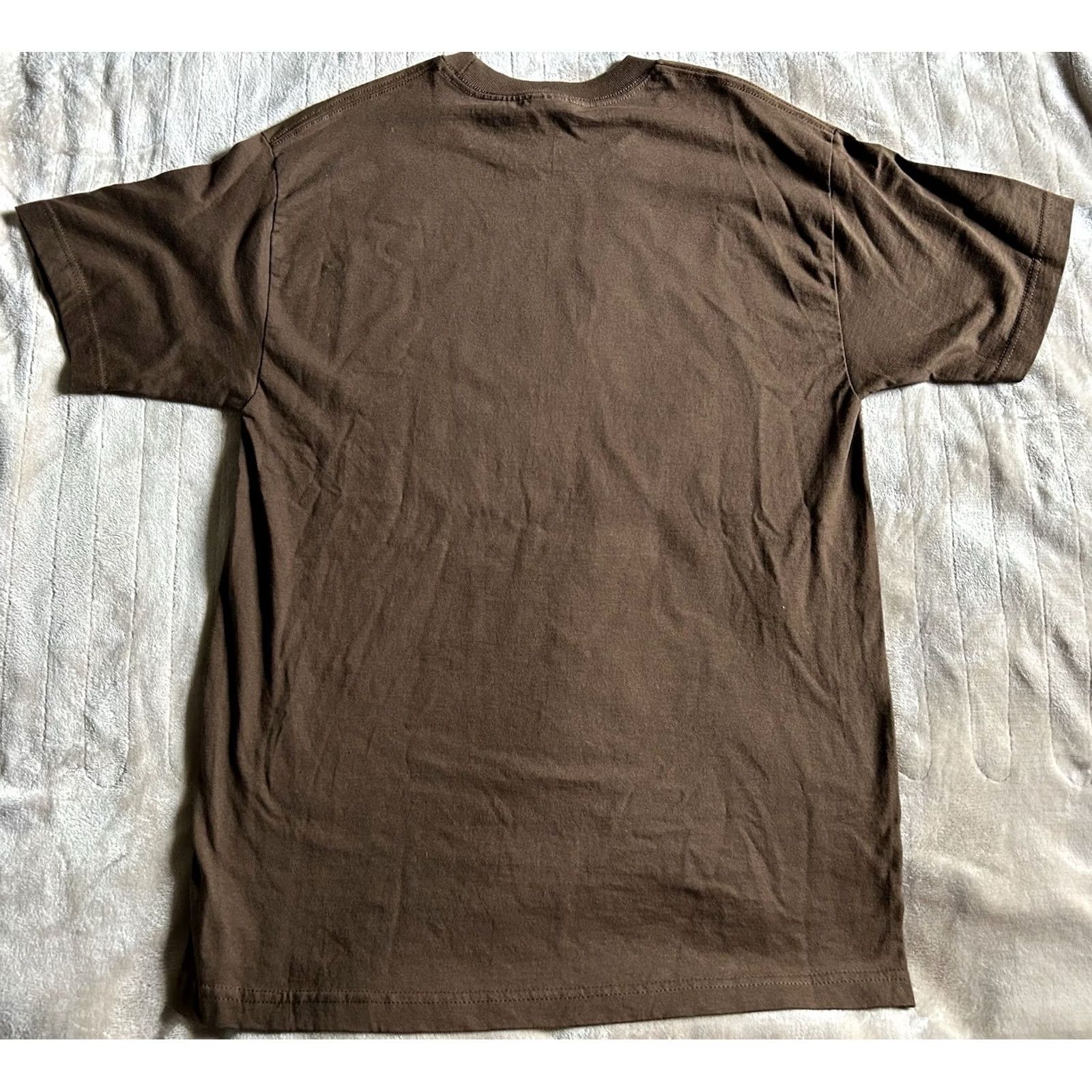 Vintage VINTAGE Miami Ink T-Shirt Graphic Print Skull Grunge Gothic Y2K Brown 2000s Size L Mens Size US L / EU 52-54 / 3 - 2 Thumbnail