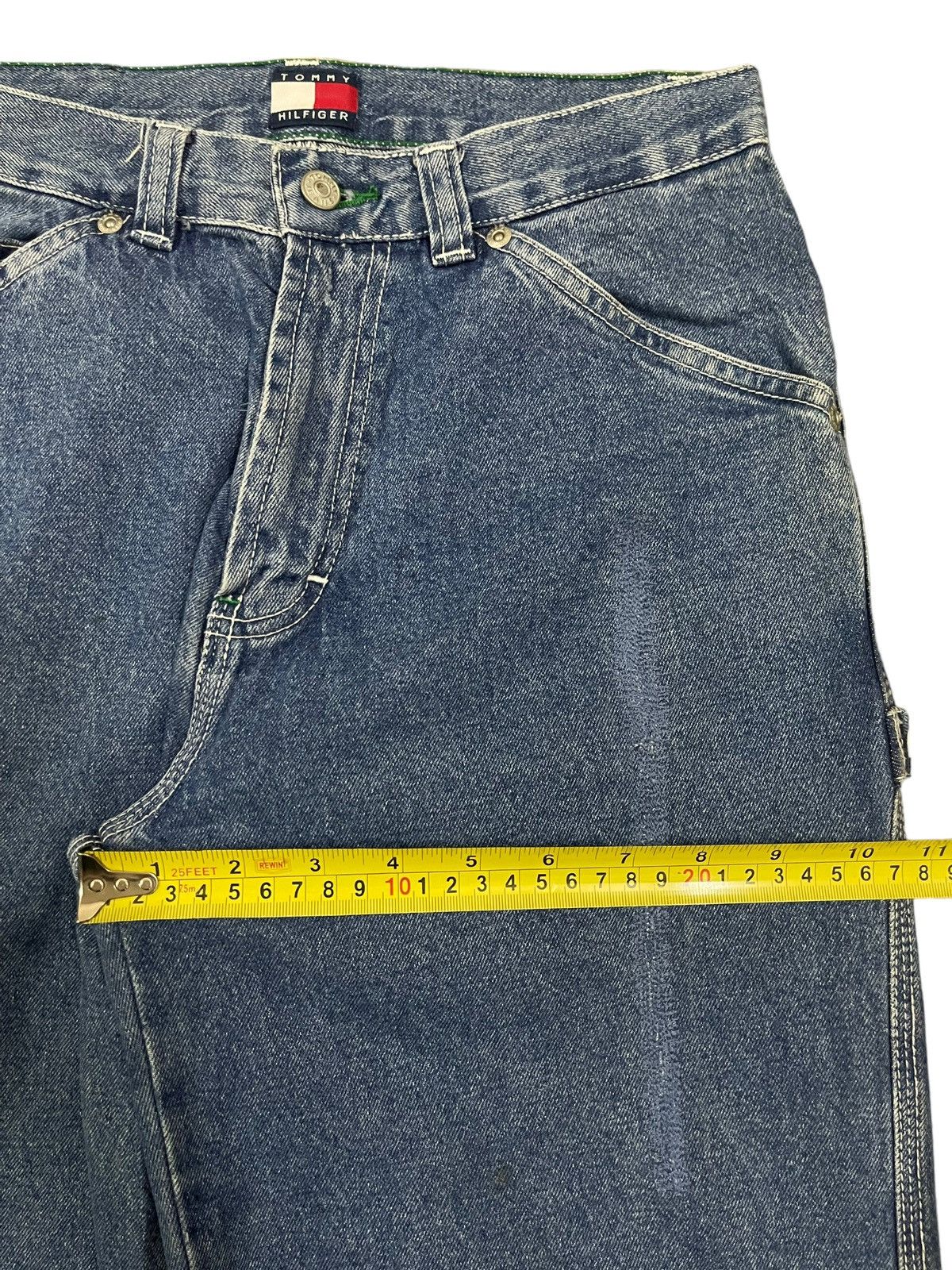 Tommy Hilfiger Vintage Tommy Hilfiger Carpenter Style Baggy Jeans Size US 27 - 14 Thumbnail