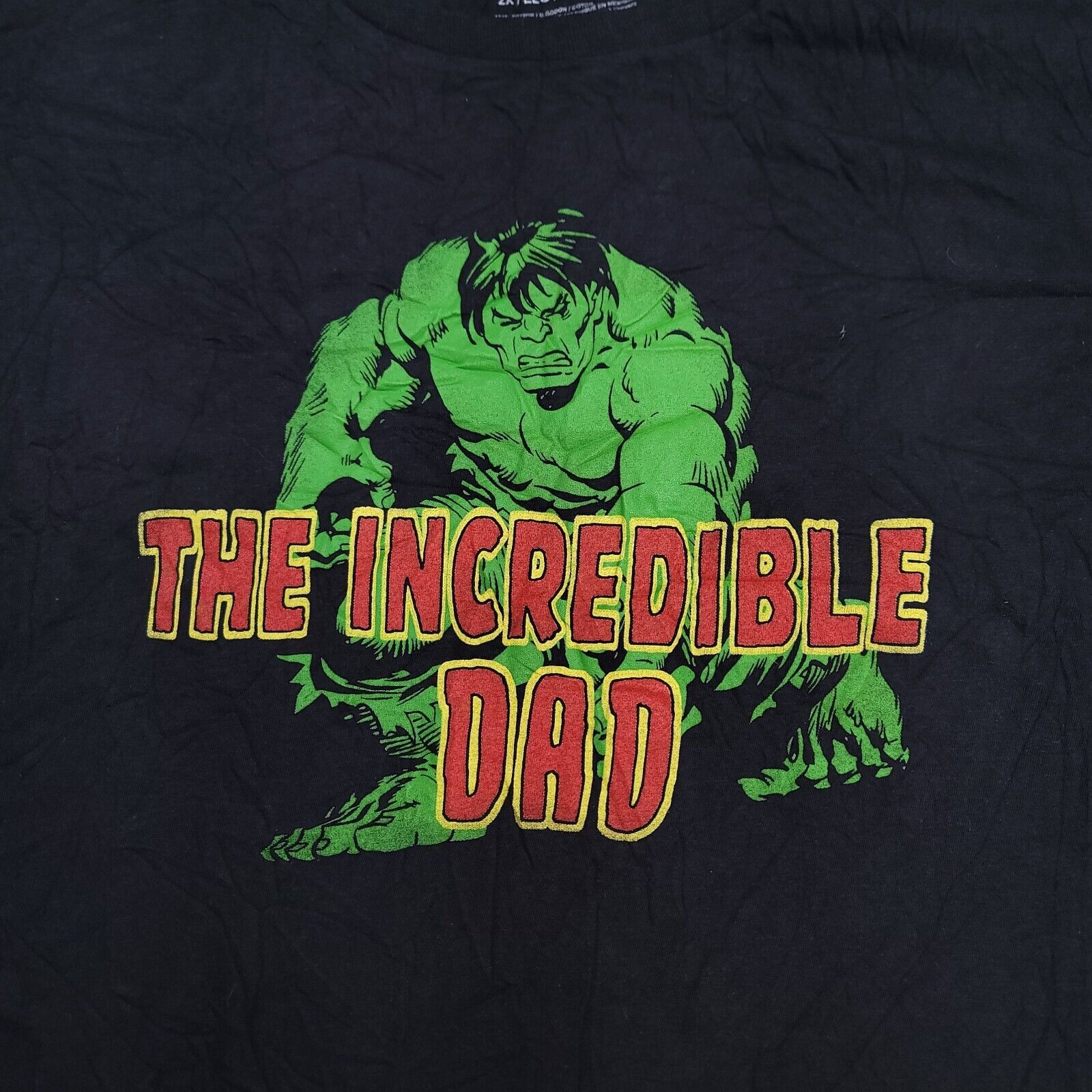 Marvel Comics Marvel Hulk Pullover Graphic T Shirt Adult Men Size 2X Black Size US XXL / EU 58 / 5 - 3 Thumbnail