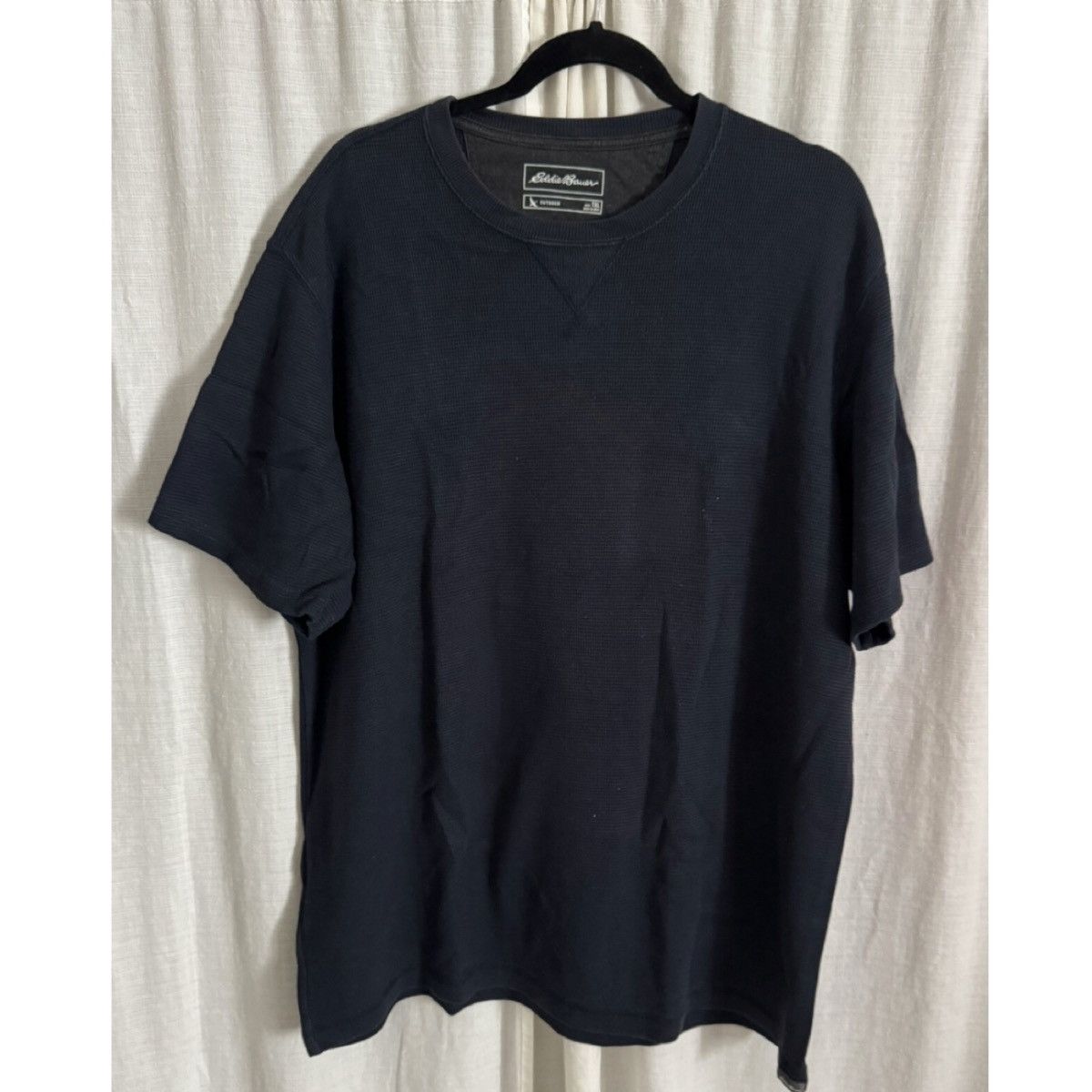Eddie Bauer Eddie Bauer vintage Navy Short Sleeve Mens Adult TXL Size US XL / EU 56 / 4 - 2 Thumbnail