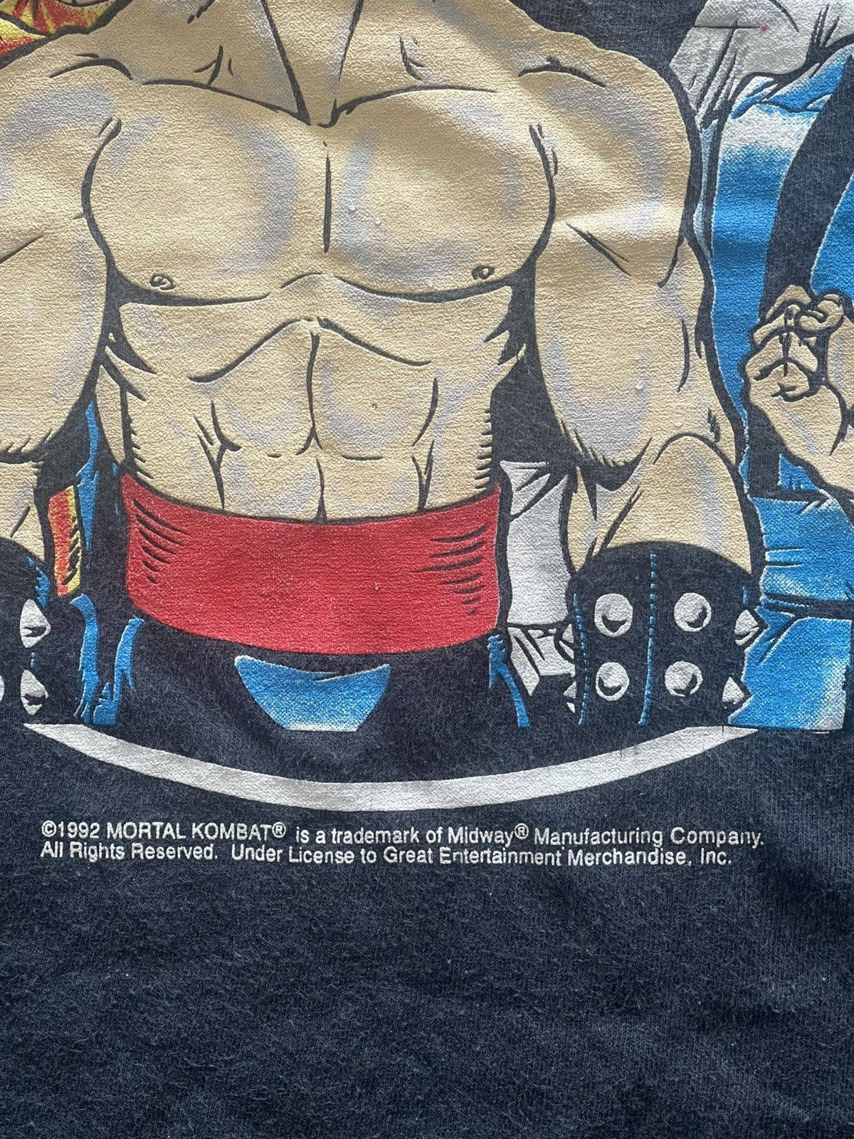 Other Vintage Mortal Kombat Graphic Tee 90s – Black Size US L / EU 52-54 / 3 - 10 Thumbnail