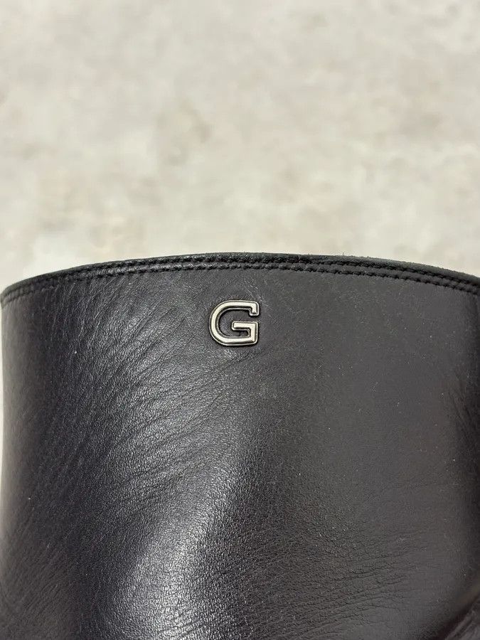 Gucci 2000s Gucci Black Minimalist Leather Boots Size US 8 / EU 41 - 9 Thumbnail