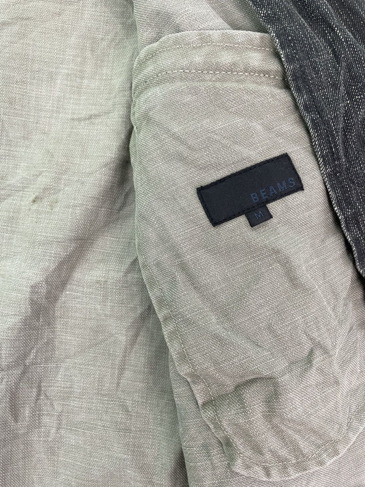 Beams Plus × Japanese Brand Vtg 90s BEAMS japan denim biker jacket zipper cuff Size US M / EU 48-50 / 2 - 7 Thumbnail
