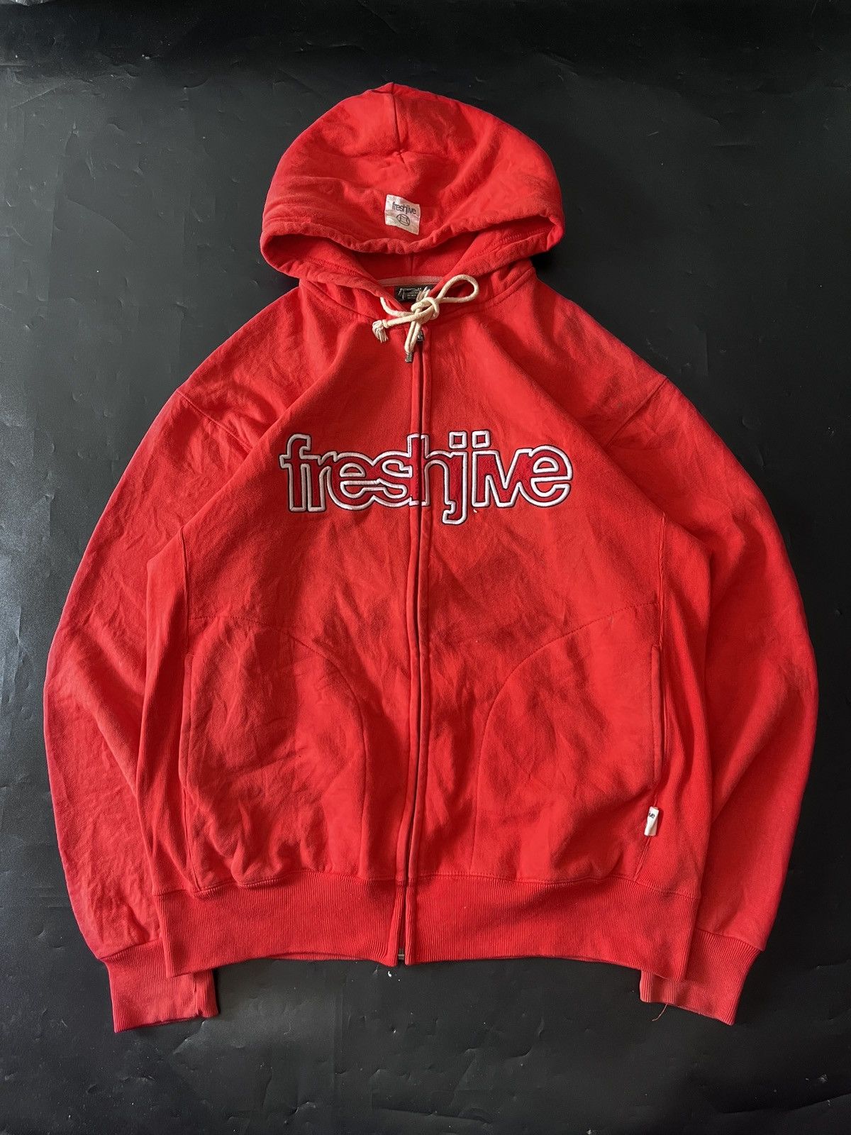 Freshjive Vintage Freshjive OG Streetwear Ziphood Size US XL / EU 56 / 4 - 4 Thumbnail