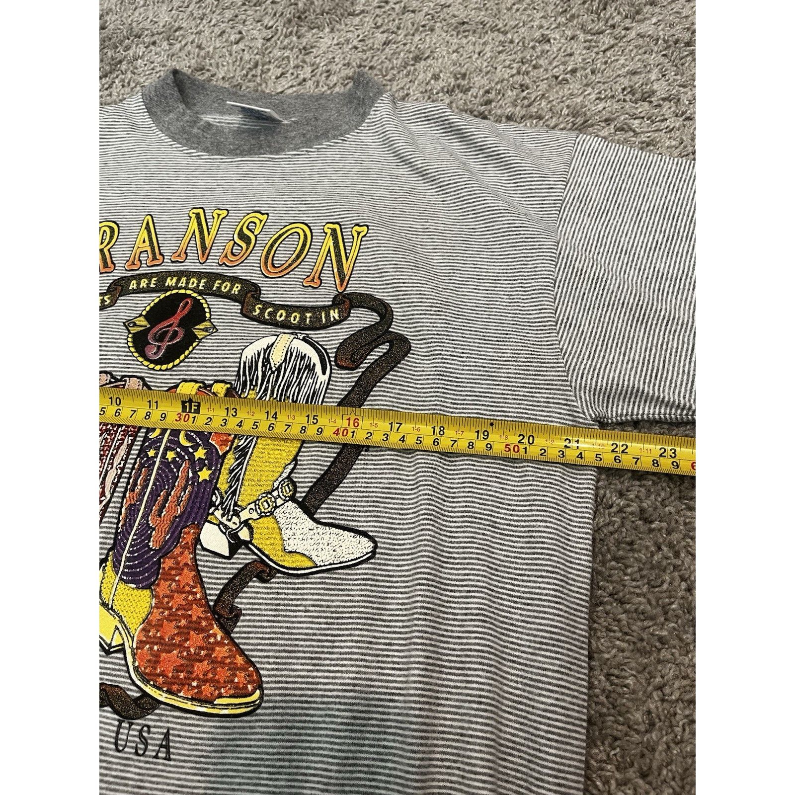 Other Vtg Belton Branson Missouri Cowboy Boots T Shirt USA L Size US L / EU 52-54 / 3 - 7 Thumbnail