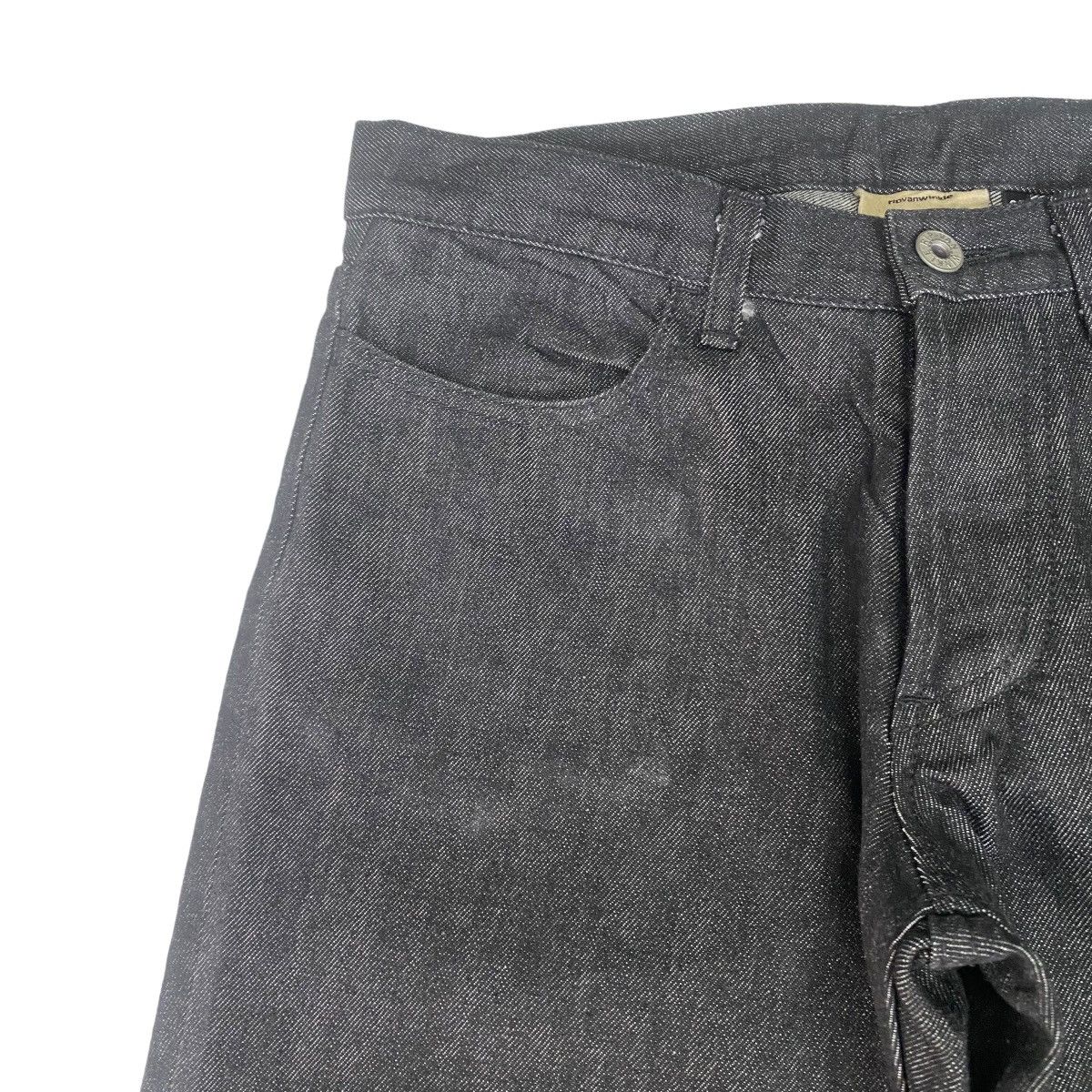 RIPVANWINKLE RIP VAN WINKLE Denim Flare Jeans Black Size US 29 - 4 Thumbnail