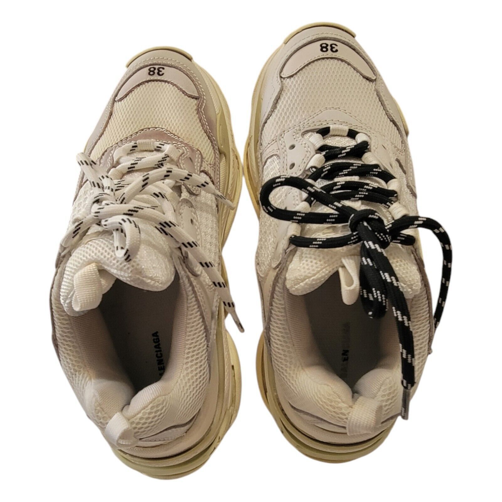 Balenciaga BALENCIAGA Men Sneakers Triple S White Size EU 38 / US 8 Size US 8 / EU 41 - 7 Thumbnail