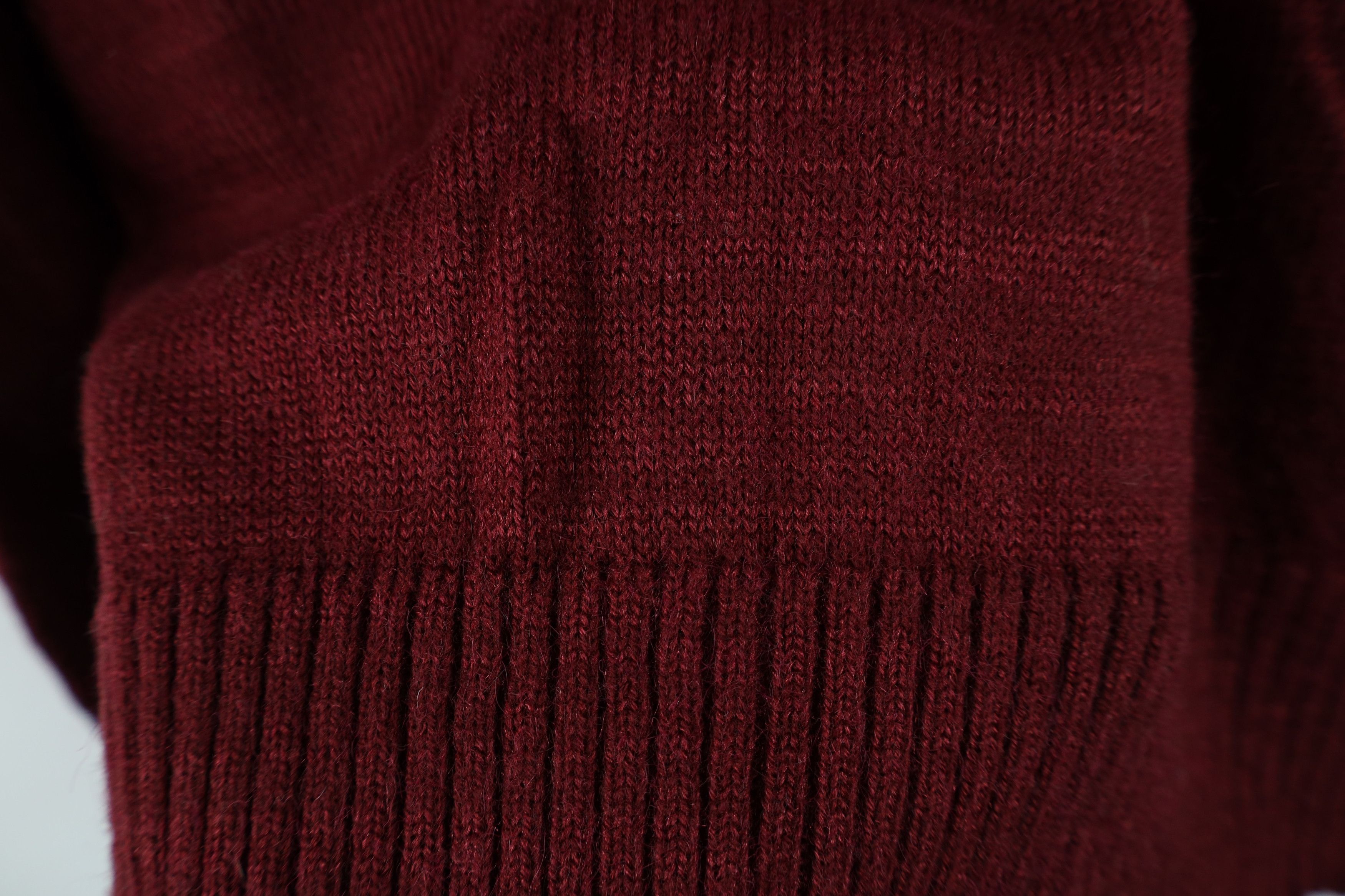 Vintage Vintage 70s Streetwear Diamond Knit Crewneck Sweater Red Size L / US 10 / IT 46 - 8 Thumbnail