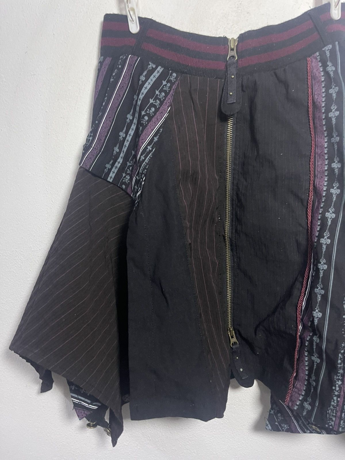 Japanese Brand Ozz Croce Skirt Punk Styles Size 30" / US 8 / IT 44 - 3 Thumbnail