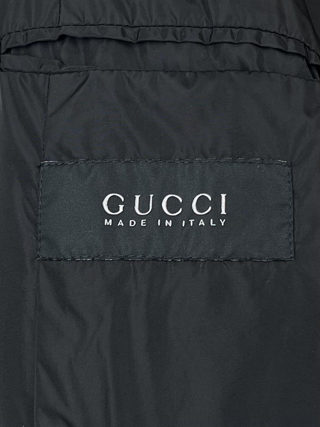 Gucci GUCCI Down Puffer Jacket Web Stripe by Tom Ford Black Men's Size US L / EU 52-54 / 3 - 11 Thumbnail