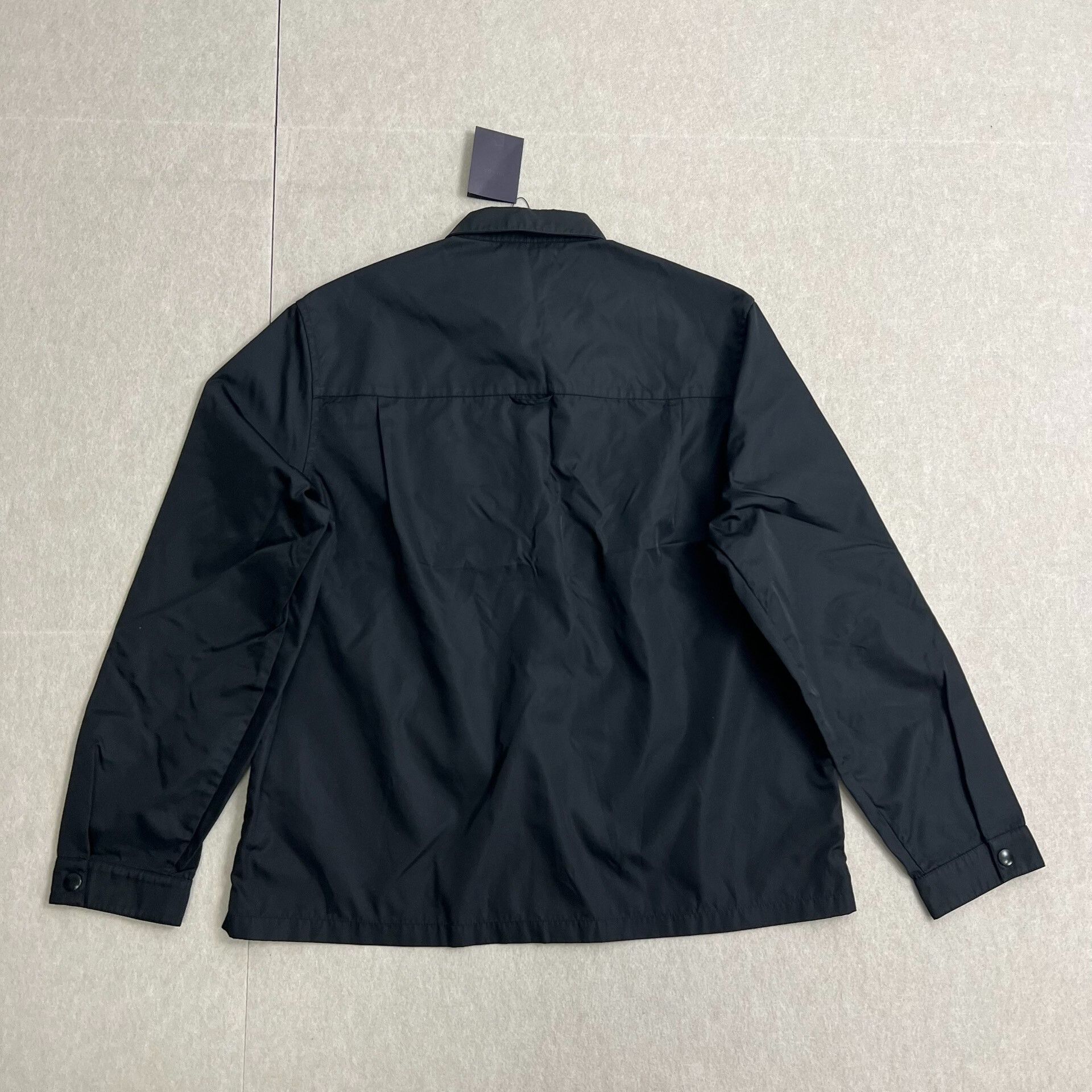 Prada prada black re-nylon jacket with logo Size US XL / EU 56 / 4 - 2 Thumbnail