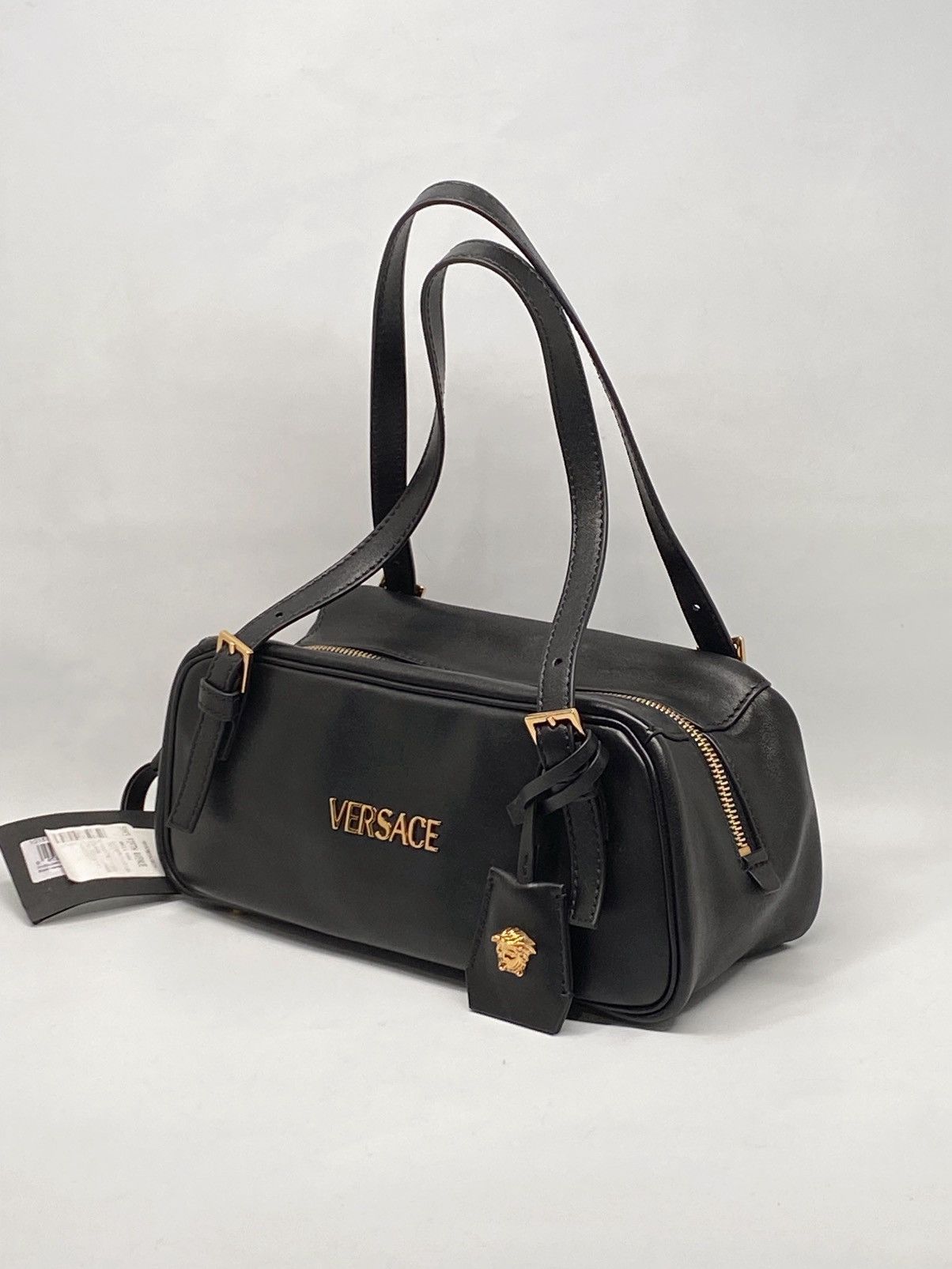 Versace Versace Versace Tag Zip Leather Shoulder Bag Size ONE SIZE - 6 Thumbnail
