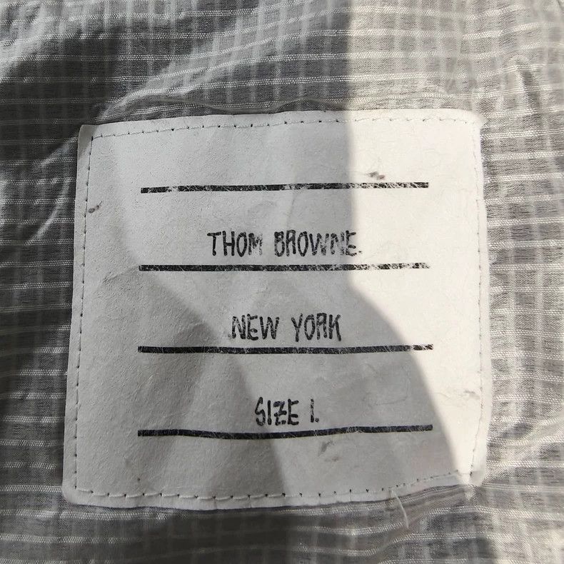 Thom Browne Thom Browne size1 Gray and blue color matching hat coat Size US S / EU 44-46 / 1 - 4 Thumbnail