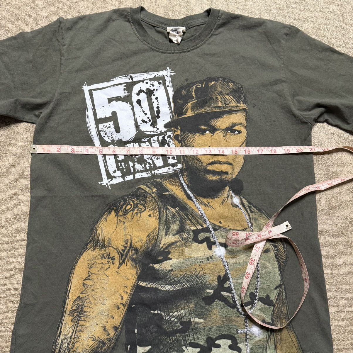 G-Unit Vintage Y2K G-Unit 50 Cent Heavyweight T Shirt XL Rap Rare Size US XL / EU 56 / 4 - 5 Thumbnail