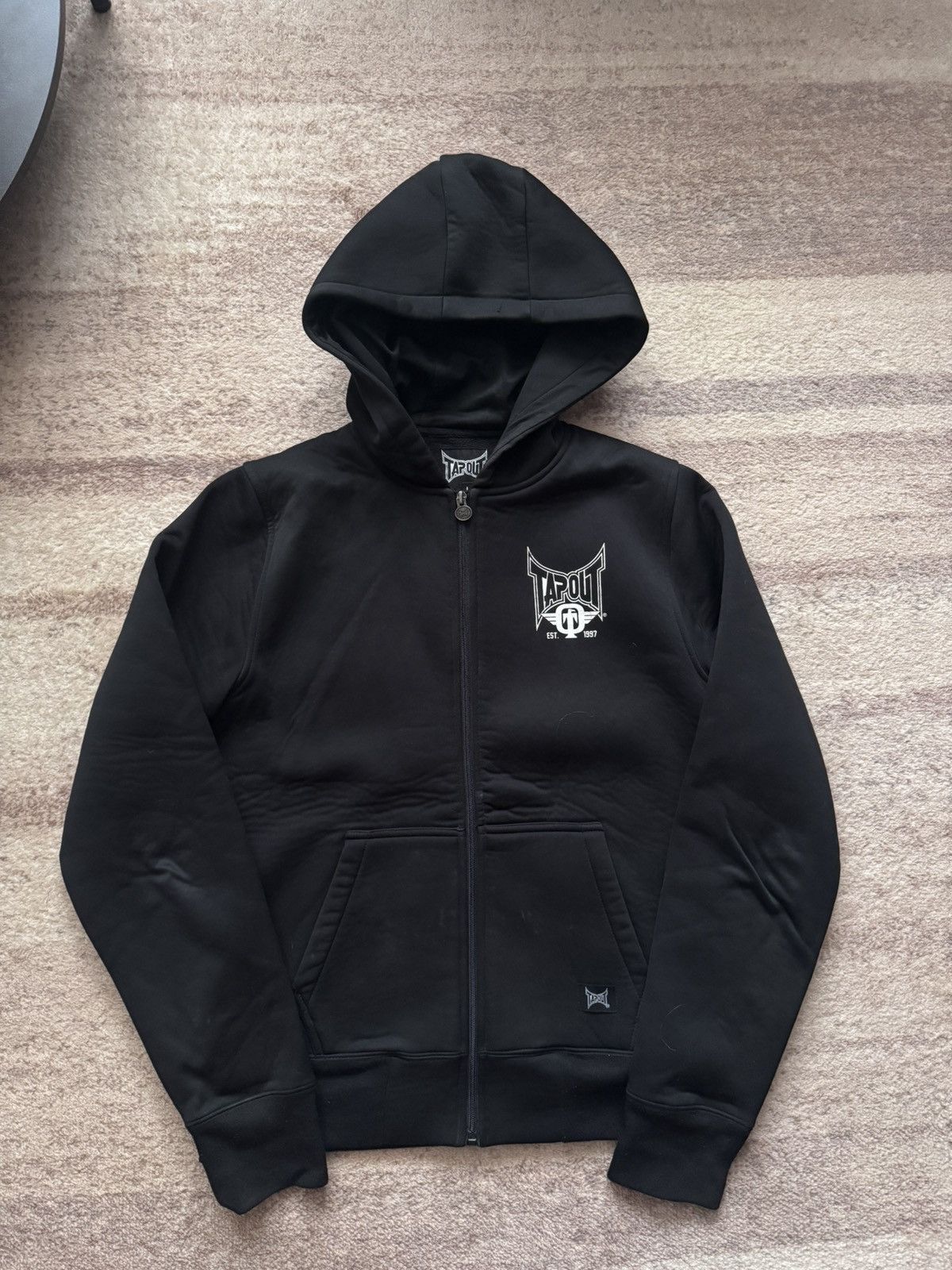 Tapout Tapout vintage y2k zip hoodie spellout L black boxy Size US L / EU 52-54 / 3 - 1 Thumbnail