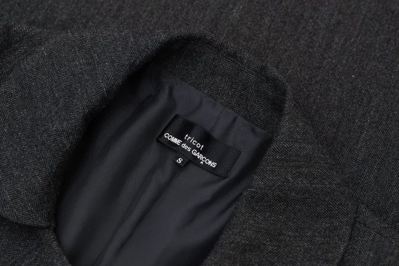 Comme des Garcons Comme des Garcons Double-breasted dark grey wool coat 100% Size S / US 4 / IT 40 - 9 Thumbnail
