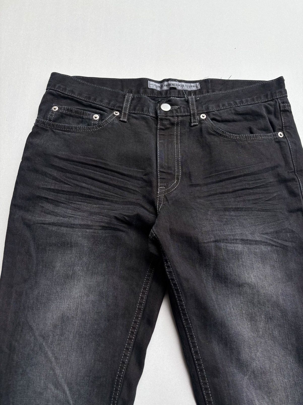 Japanese Brand John lawrence sullivan lace up flare jeans Size US 30 / EU 46 - 2 Thumbnail
