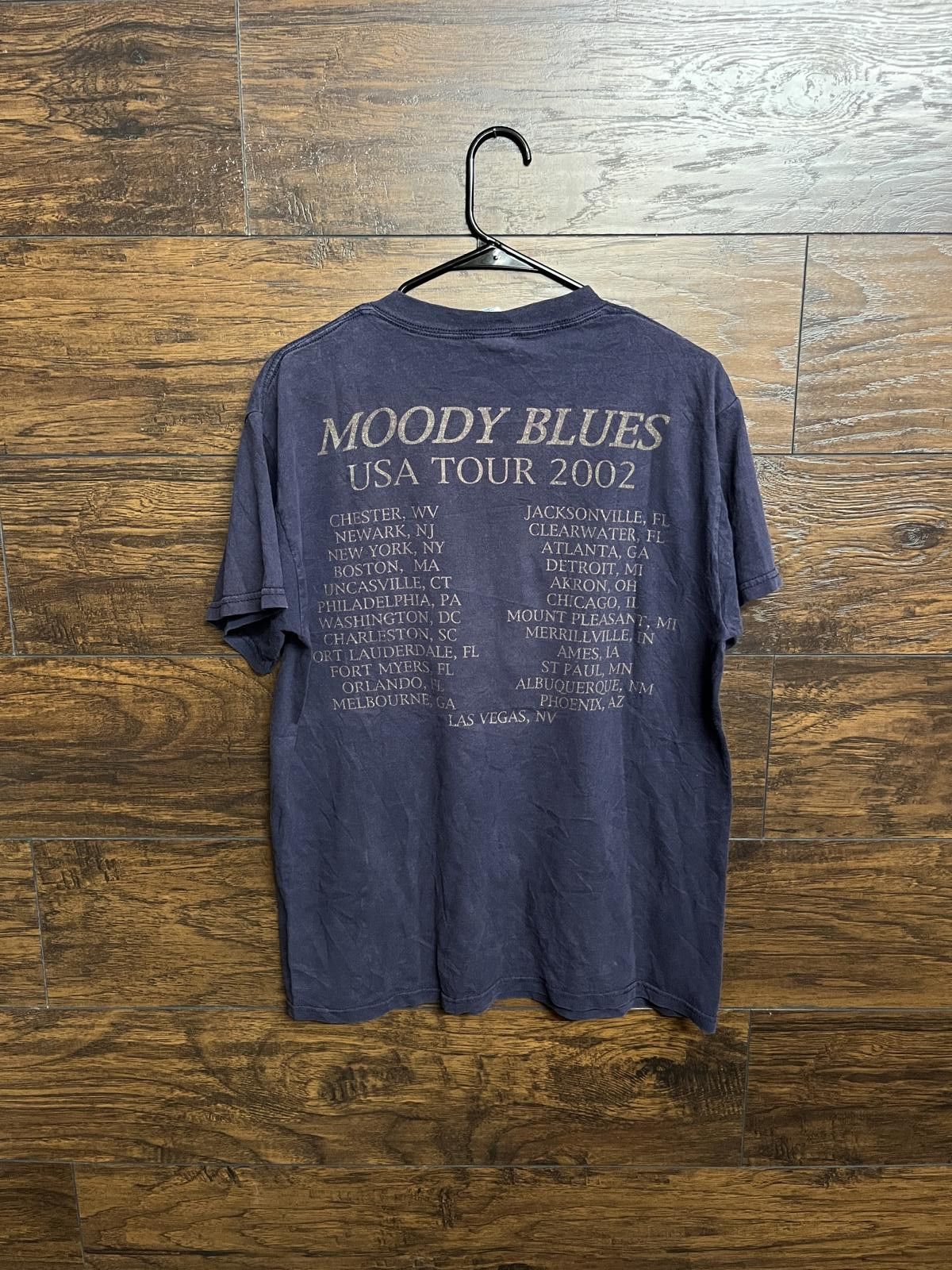 Delta Vintage The Moody Blues T-shirt Tour 2002 USA Tour Shirt - M Size US M / EU 48-50 / 2 - 2 Thumbnail