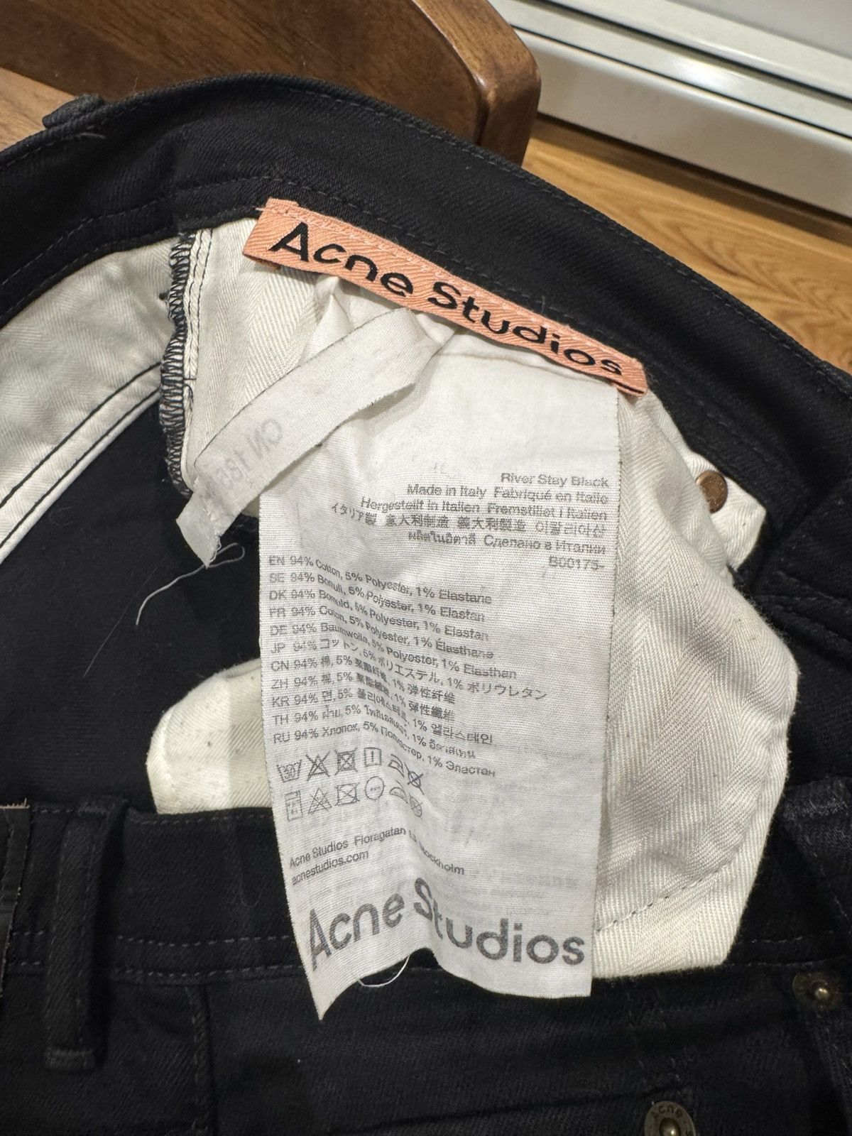 Acne Studios Acne Studios - North Jeans in Stay Black Size US 31 - 3 Thumbnail