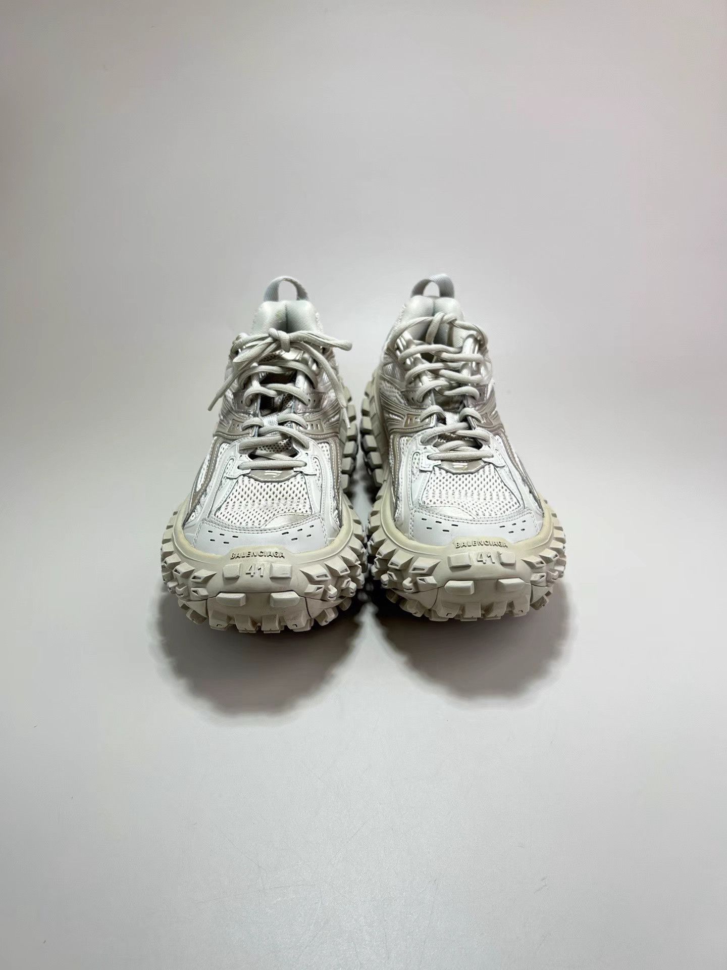 Balenciaga BALENCIAGA Light Brown Tire Sneakers Size US 8 / EU 41 - 2 Thumbnail