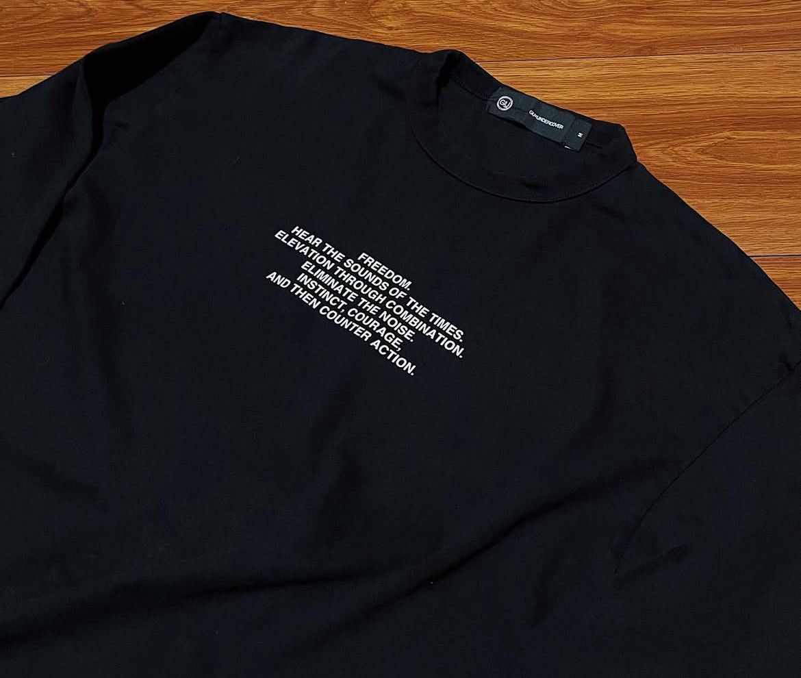 Undercover 2000s Undercover Jun Takahashi GU Freedom Noise Ls Shirt Size US L / EU 52-54 / 3 - 3 Thumbnail
