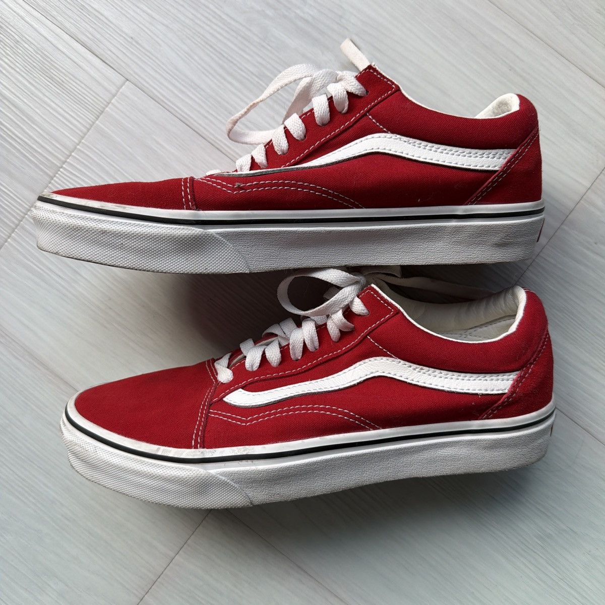 Vans Vans Old Skool cherry red sneakers Size US 8 / EU 41 - 6 Thumbnail