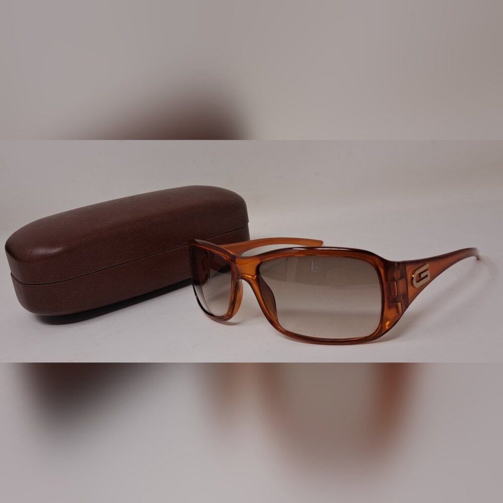 Gucci Gucci Sunglasses Vintage 90s Y2K Tom Ford Orange Brown GG25 Size ONE SIZE - 1 Thumbnail