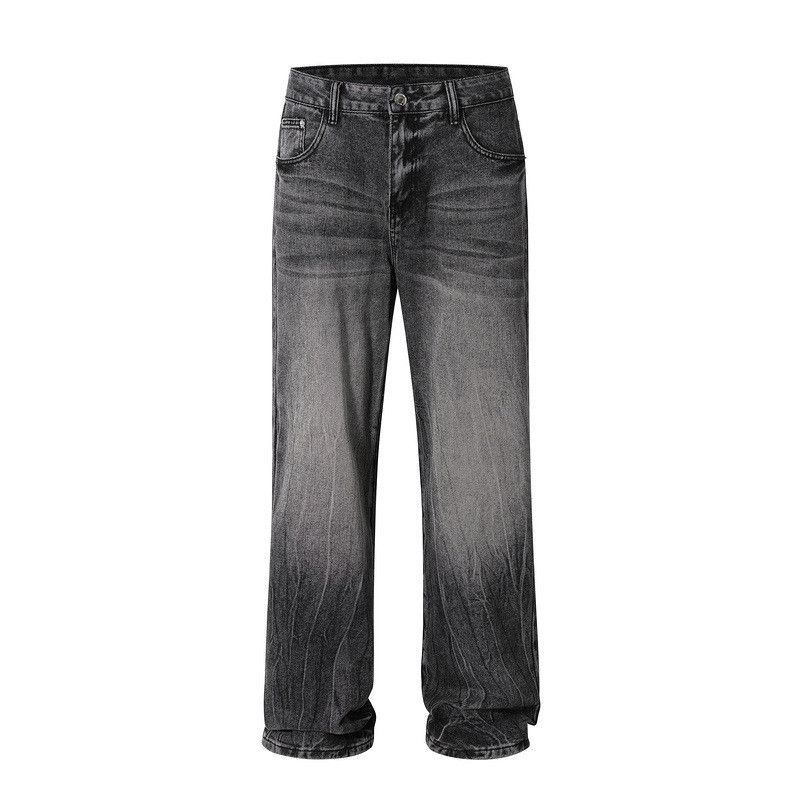 Japanese Brand × Jean High street washed loose wide-leg classic jeans y2k Size US 32 / EU 48 - 1 Thumbnail