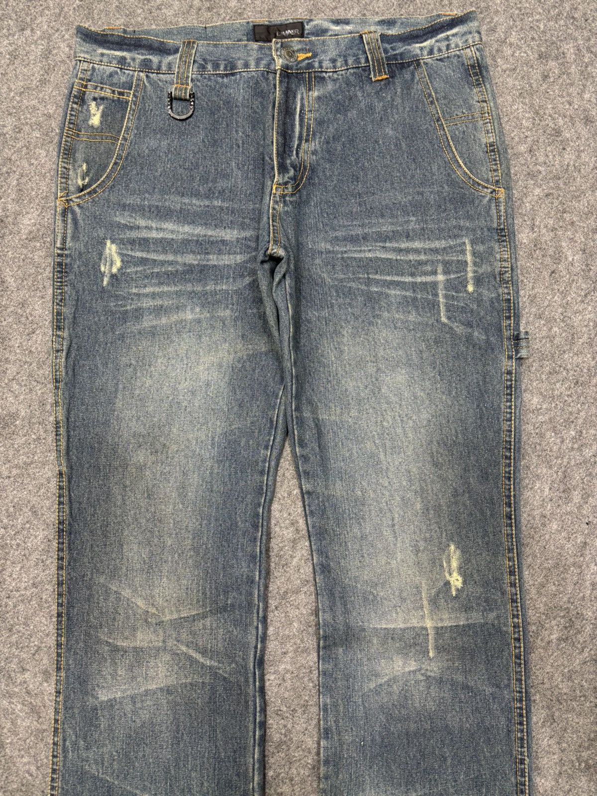 Japanese Brand DIVINER Japan Distressed Carpenter Denim F689 Size US 34 / EU 50 - 3 Thumbnail