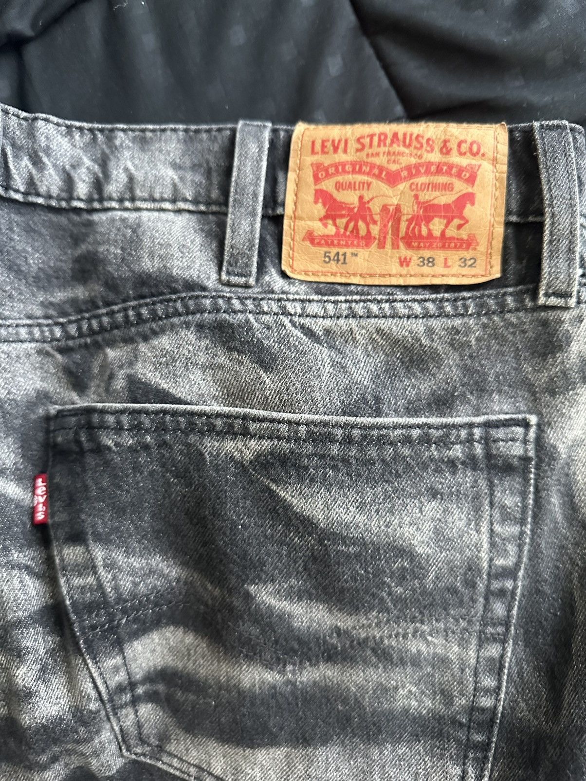 Levi's Grey and white striped Levi's 541 jean Size US 38 / EU 54 - 3 Thumbnail