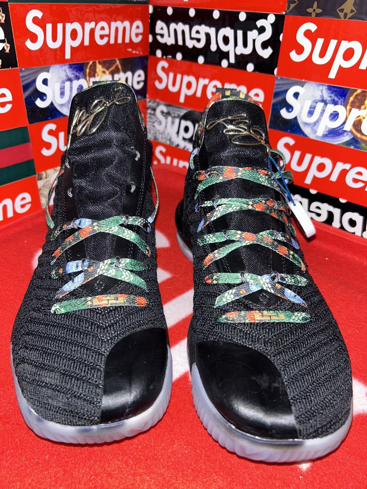 Nike NEW Nike LeBron 16 ‘Watch the Throne’ CI1518-001 size 12 NEW Size US 12 / EU 45 - 2 Thumbnail