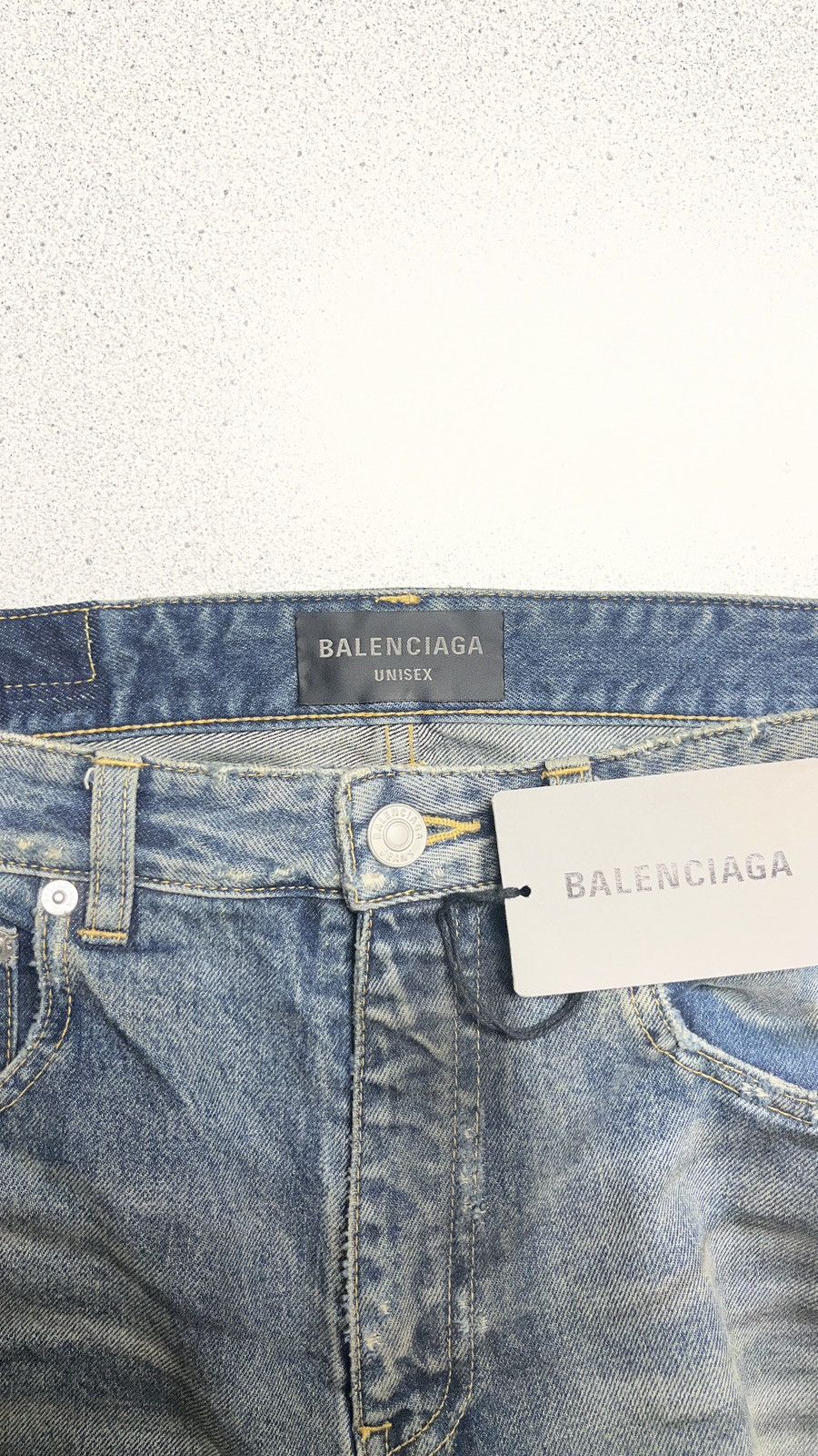 Balenciaga Balenciaga SS22 Oil Spill Mudwash Slim Fit Denims Size US 30 / EU 46 - 3 Thumbnail