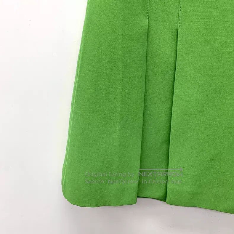 Gucci Gucci Green wool casual pleated skirt Size 26" / US 2 / IT 38 - 4 Thumbnail
