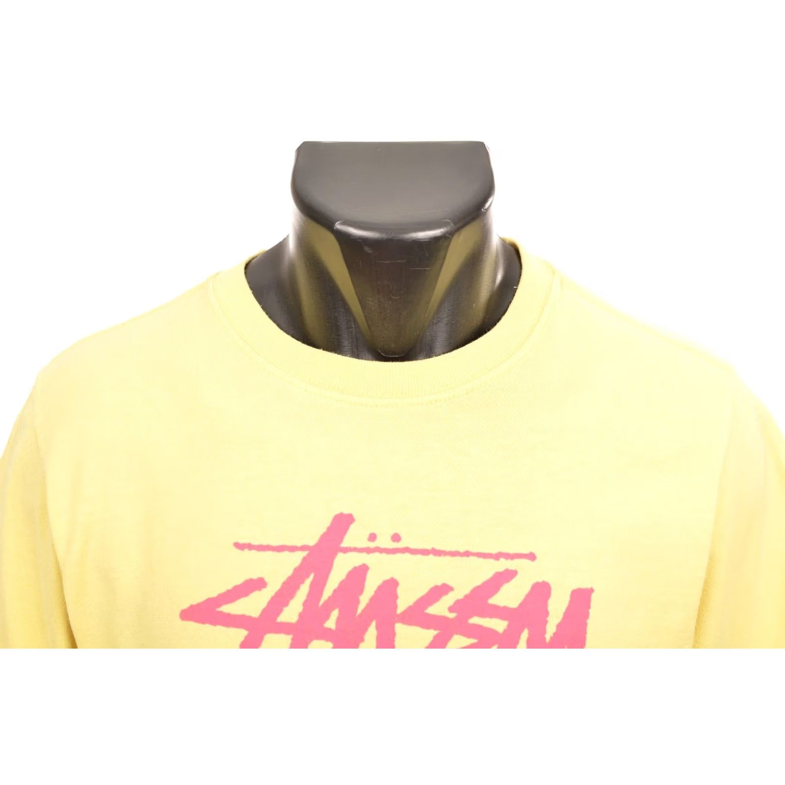 Logo 7 Stussy Big Logo Yellow T-Shirt M Mens Tee Short Sleeve Shirt Size US M / EU 48-50 / 2 - 2 Thumbnail
