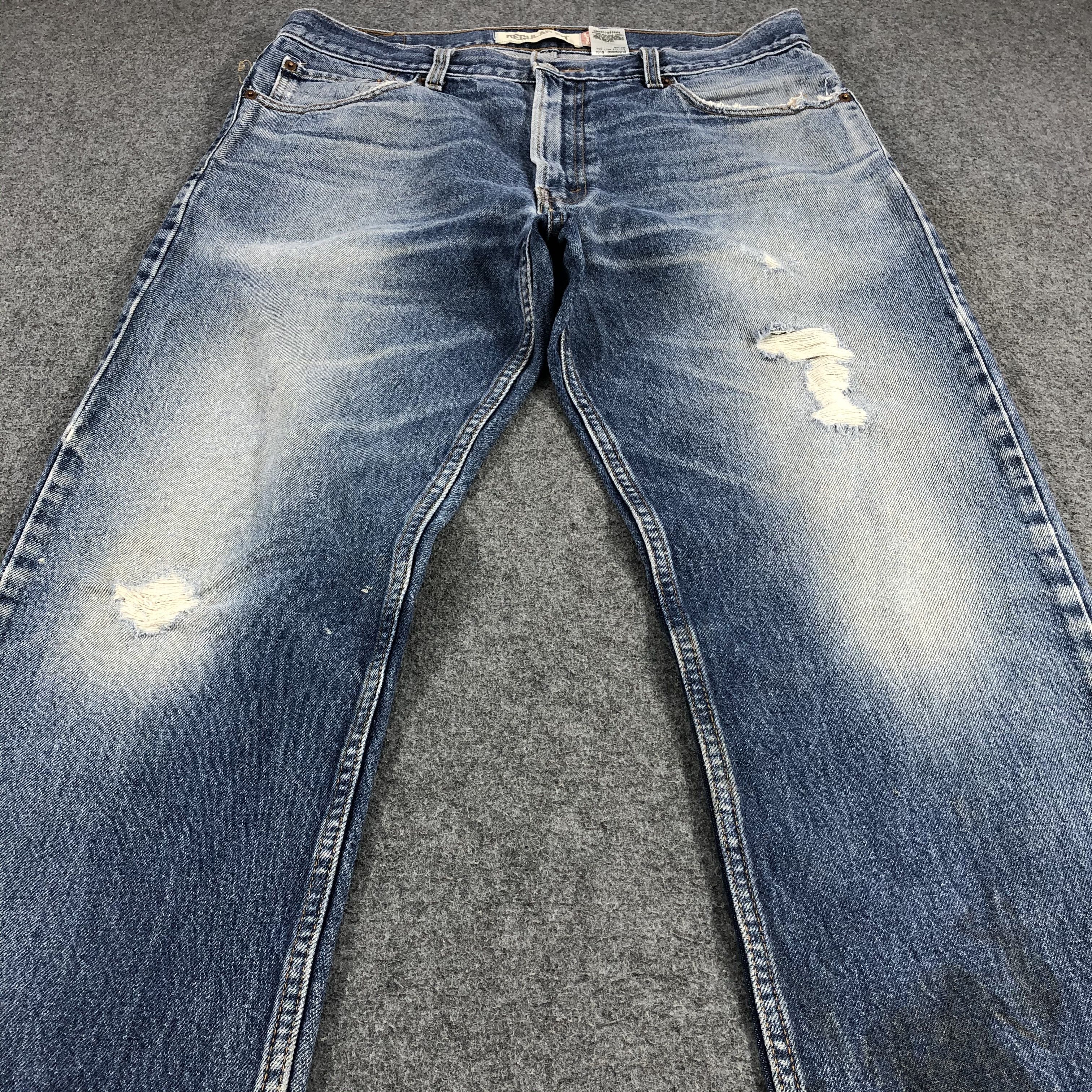 Levi's × Vintage Vintage Levis 505 Jeans-JM1366 Size US 37 - 3 Thumbnail