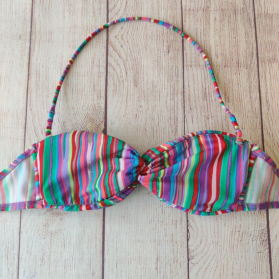 Victoria's Secret Victoria's Secret striped knotted bikini top sz XS Size ONE SIZE - 6 Thumbnail