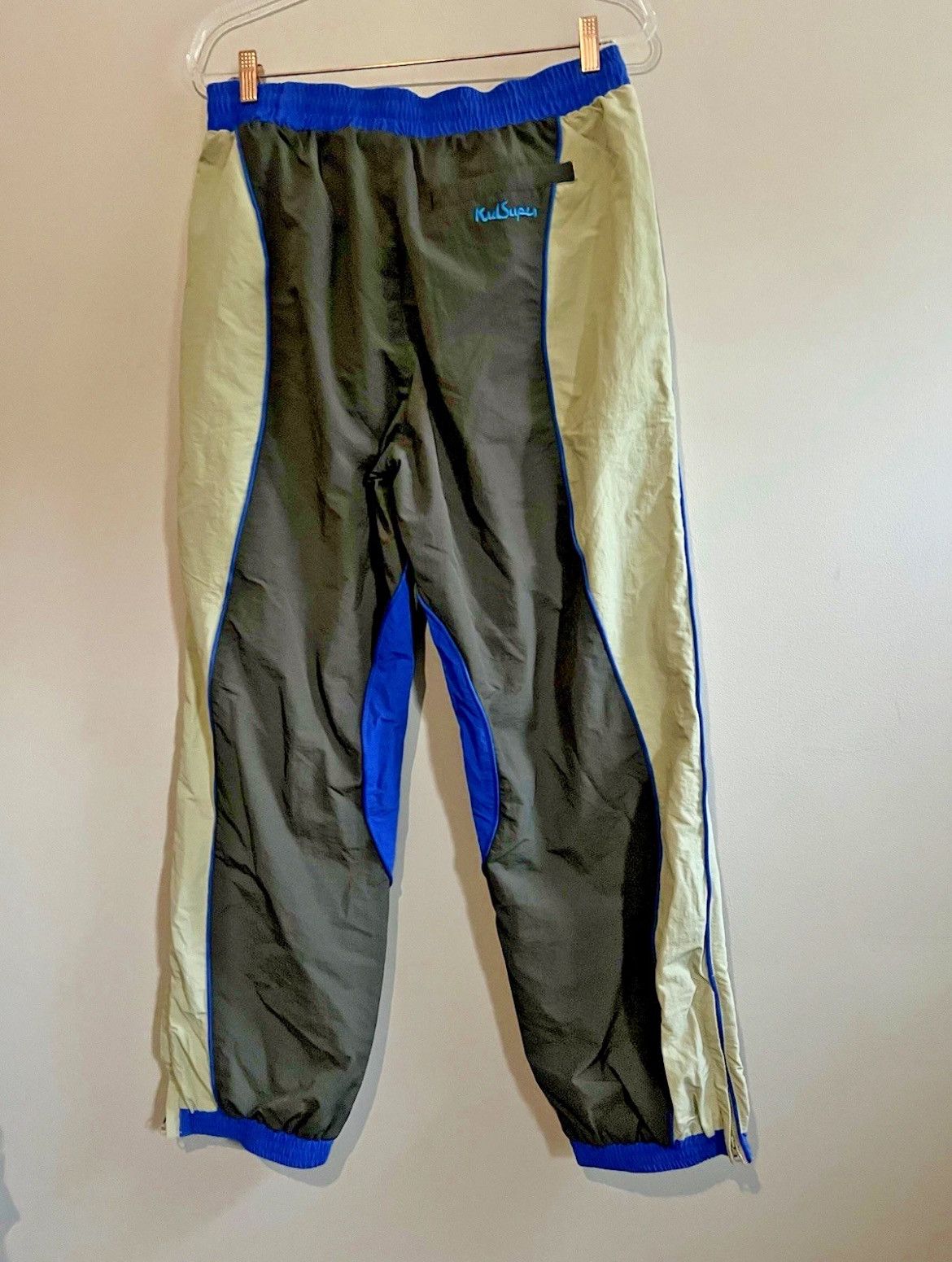 KidSuper KIDSUPER BROOKLYN BOTANICS NYLON TRACKSUIT BOTTOMS M Size US 31 - 7 Thumbnail