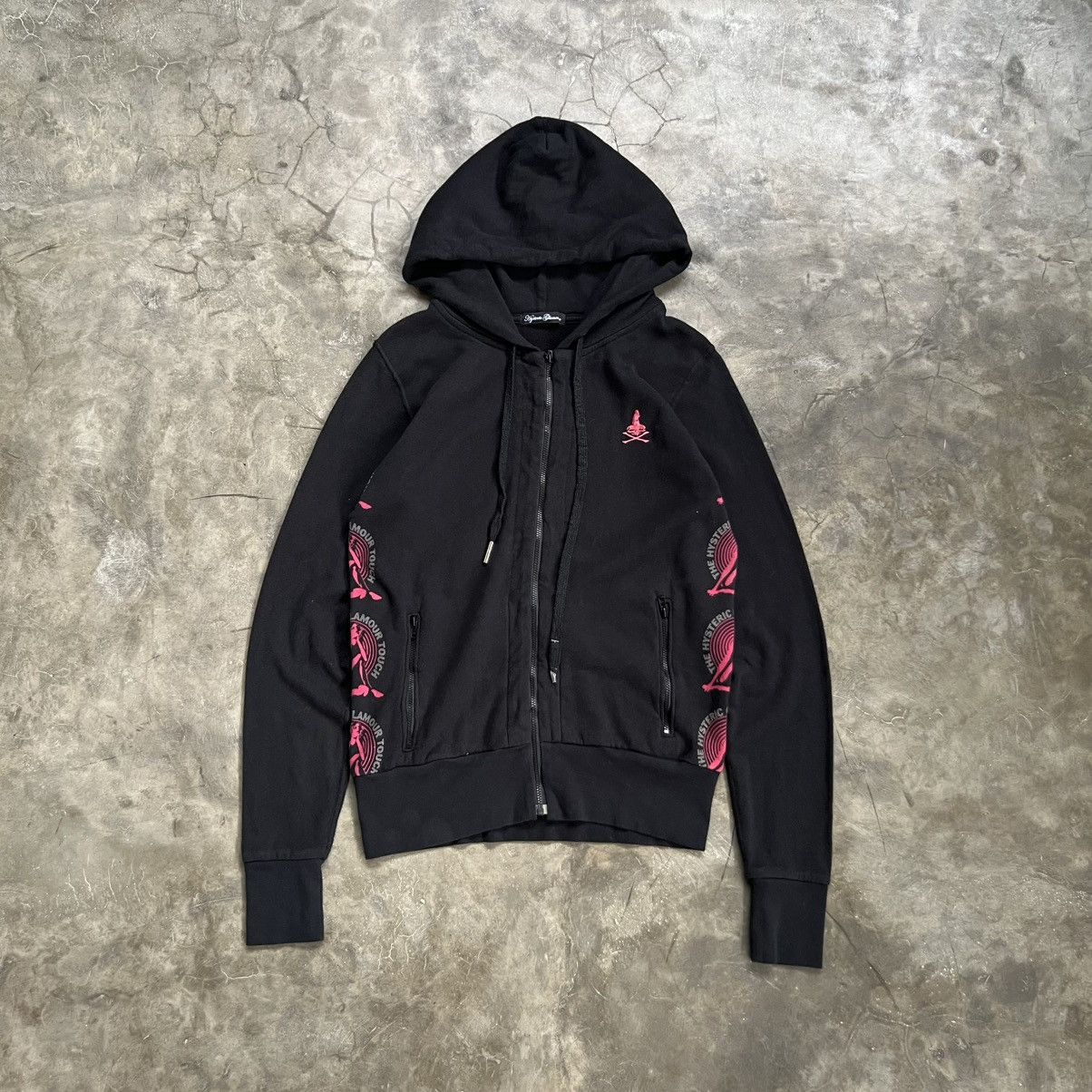 Hysteric Glamour 2000s Hysteric Glamour Touch Zip Hoodie Size US M / EU 48-50 / 2 - 1 Thumbnail