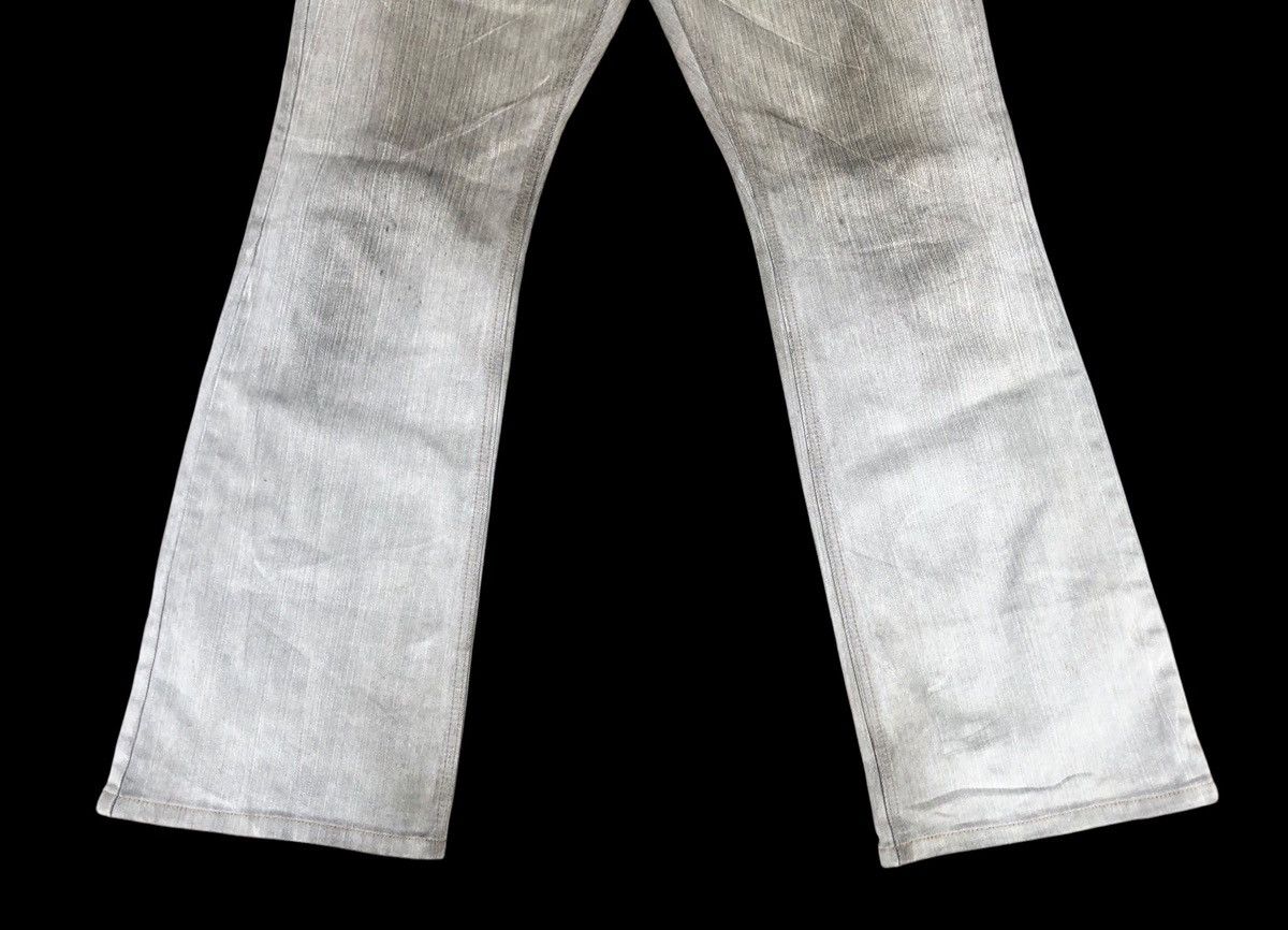 If Six Was Nine × Japanese Brand 🔥Mega Rare🔥A.S.M Acid Washed Flare Jeans Size US 30 / EU 46 - 6 Thumbnail