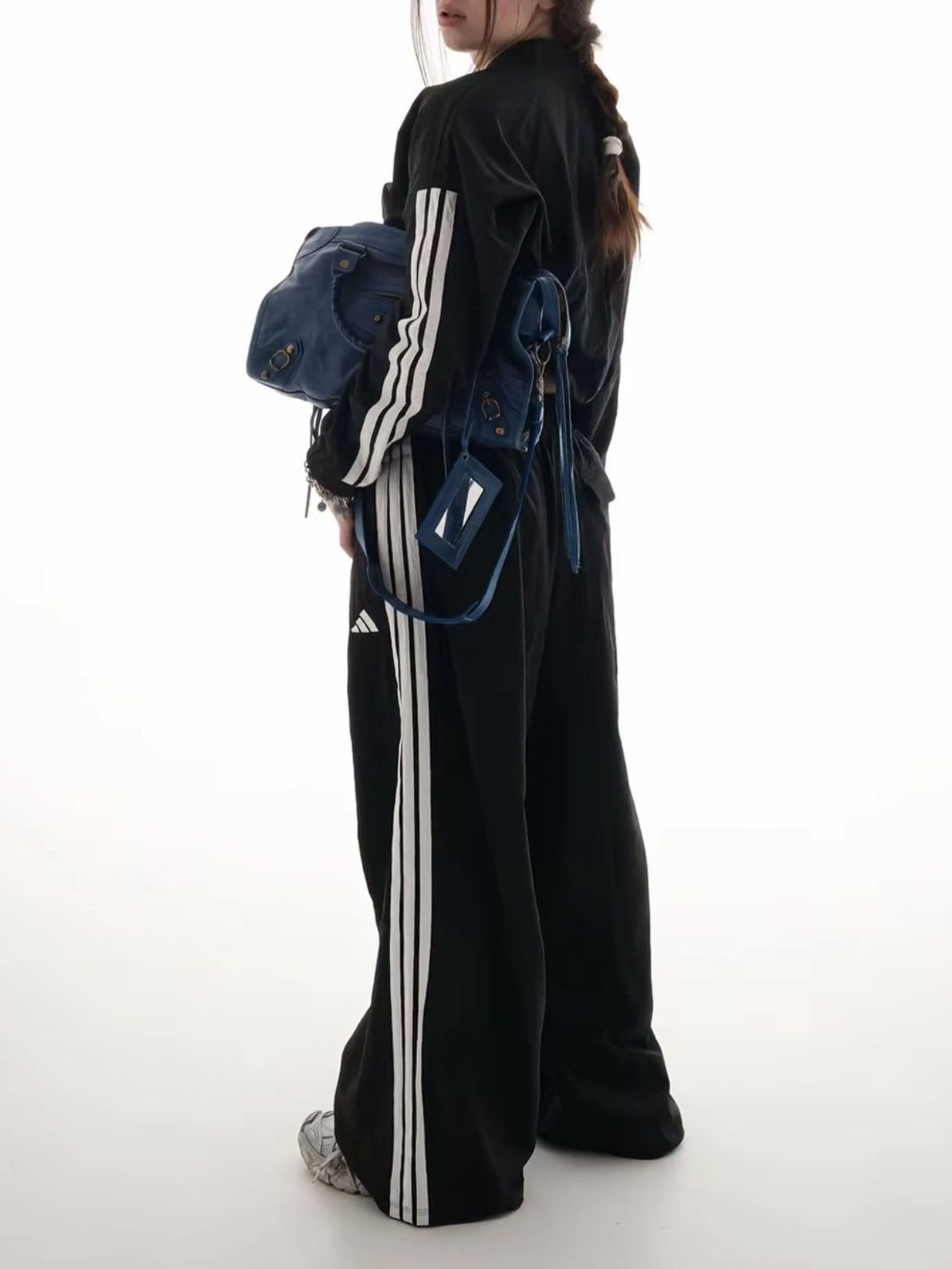 Adidas Adidas Balenciaga Style baggy Track Pants Hype Sweatpants Size US 32 / EU 48 - 1 Thumbnail